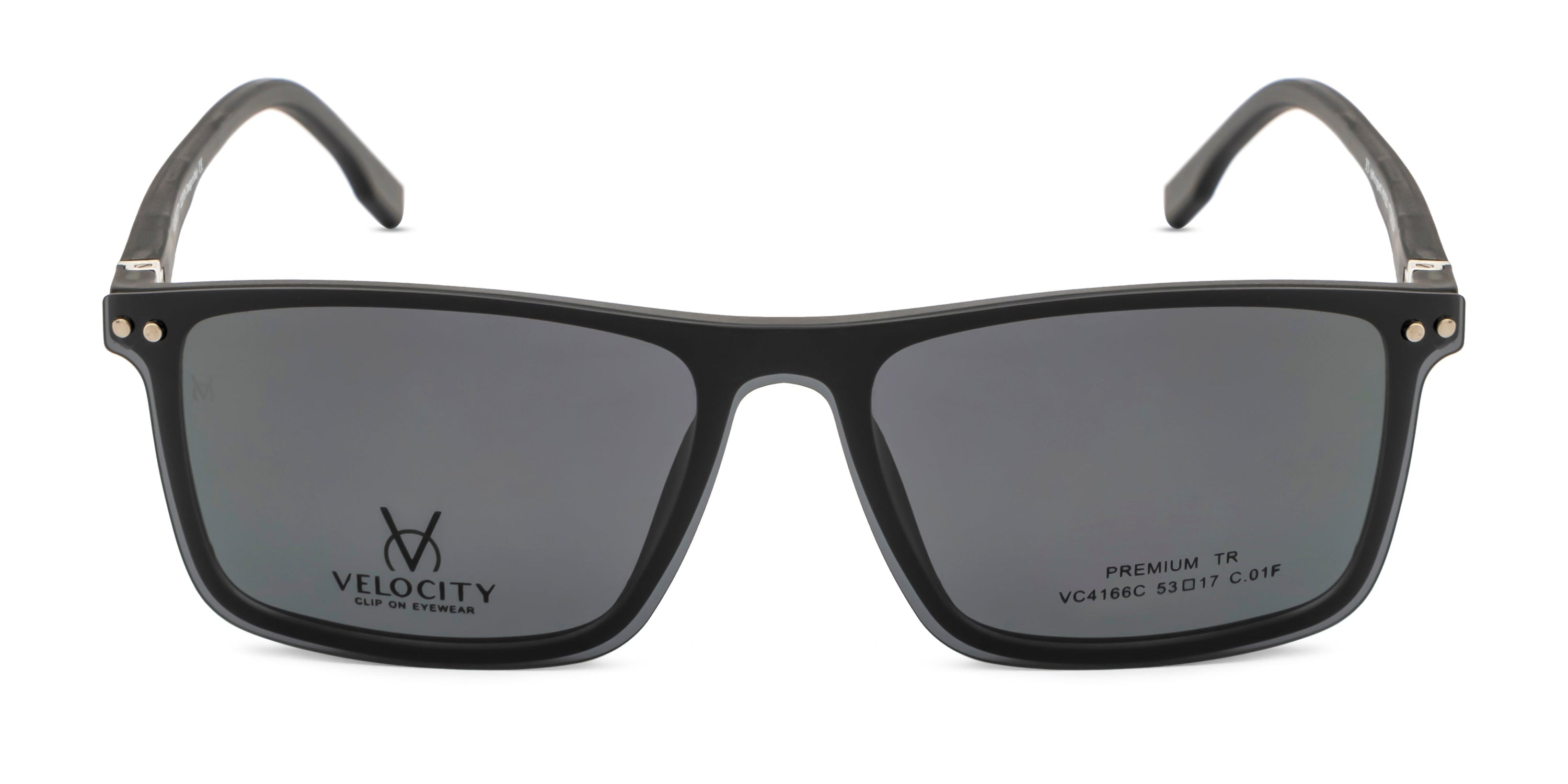Velocity Magnetic Clip-On Sunglasses with Polarized Lens
