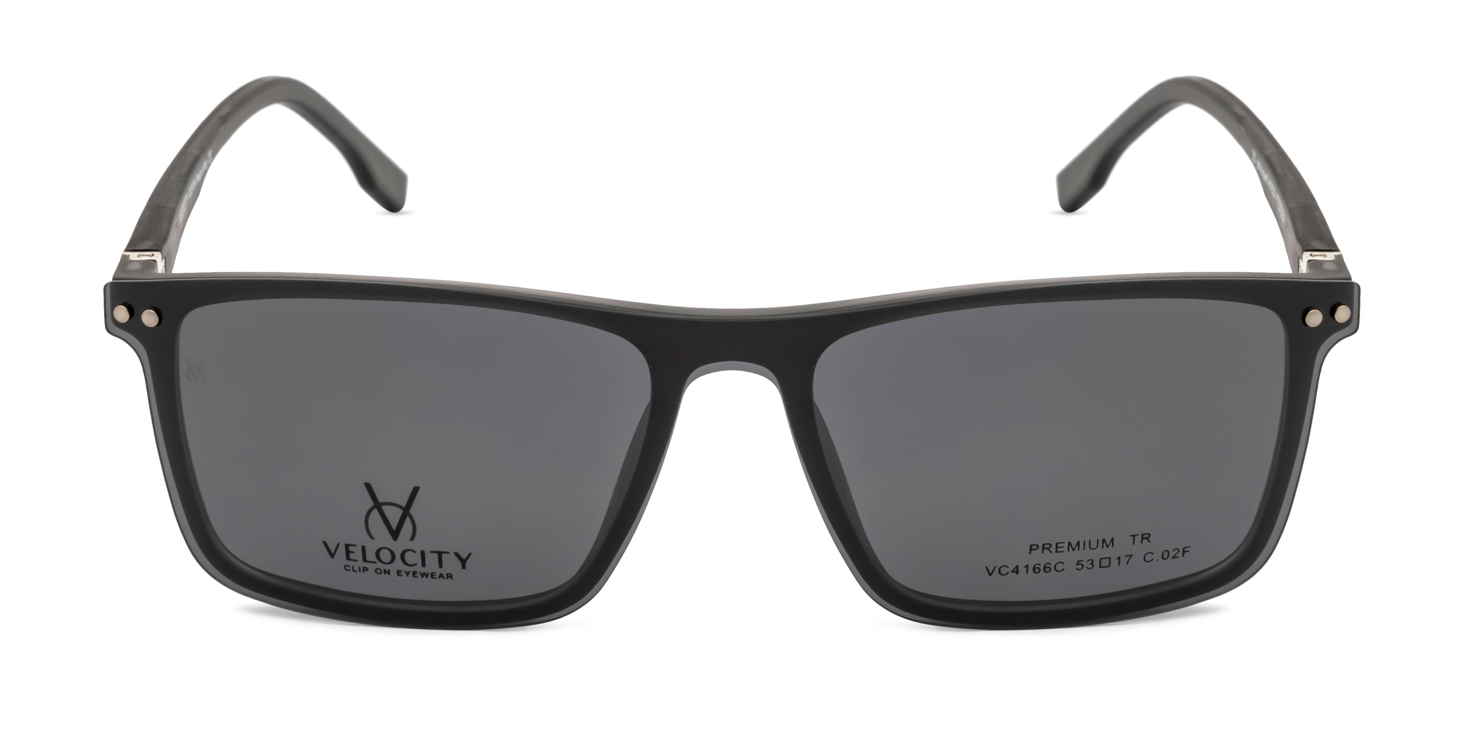 Velocity Magnetic Clip-On Sunglasses with Polarized Lens