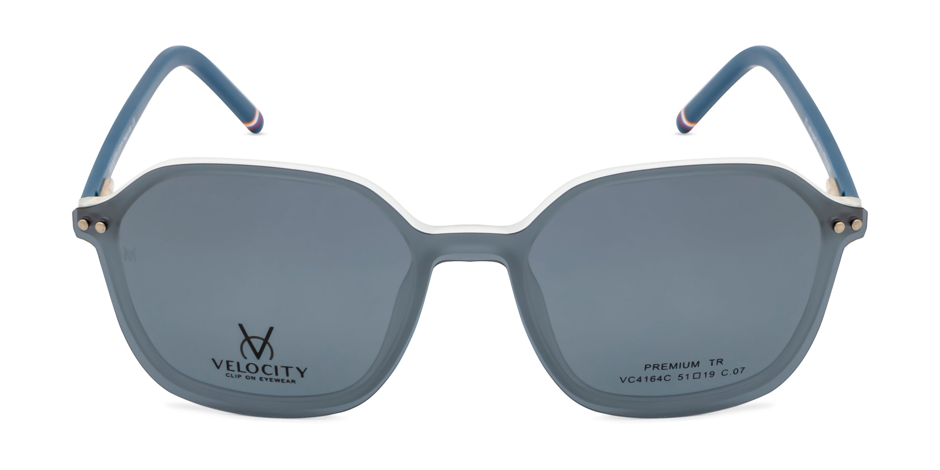 Velocity Magnetic Clip-On Sunglasses with Polarized Lens