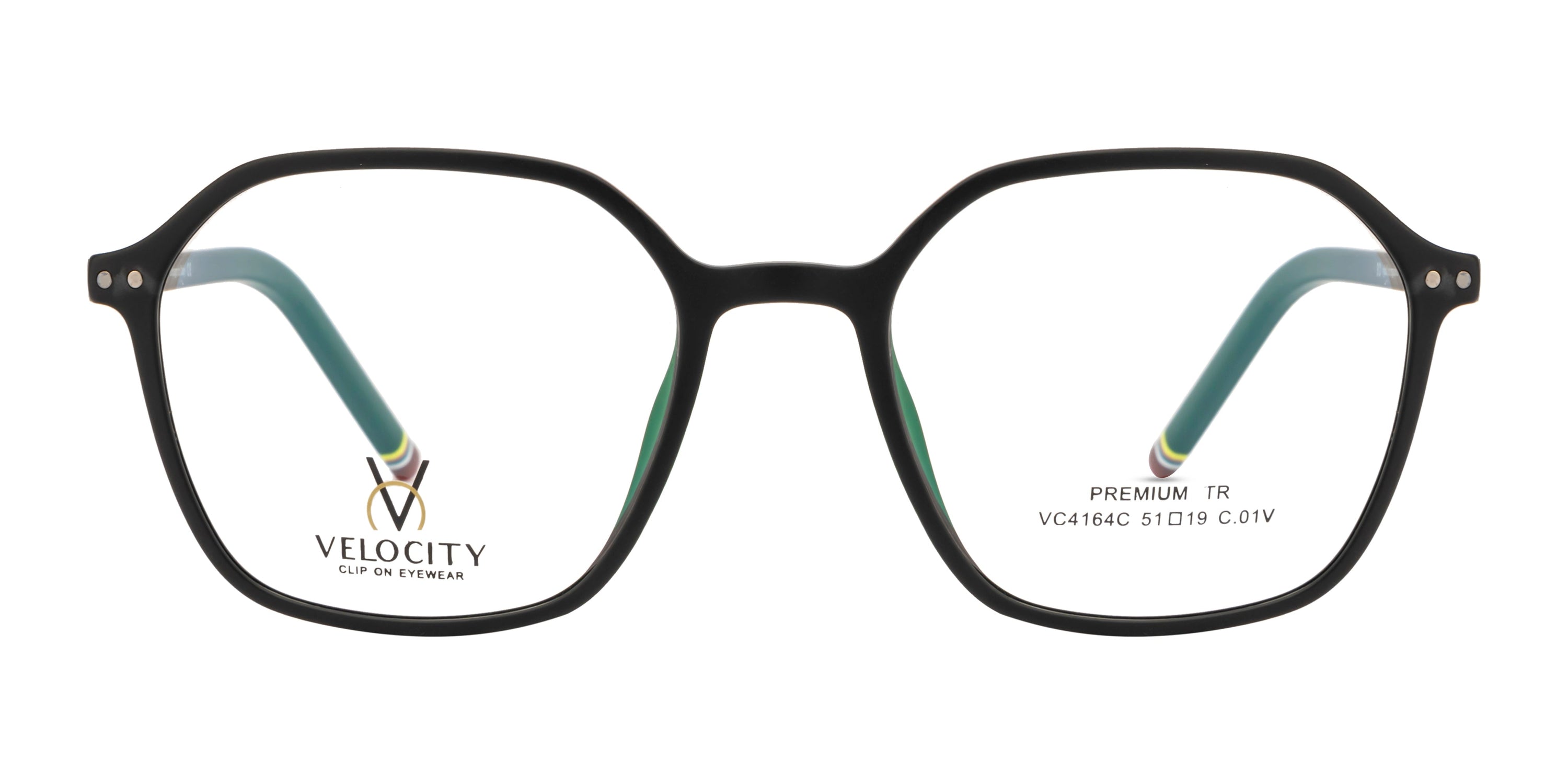 Velocity Magnetic Clip-On Sunglasses with Polarized Lens
