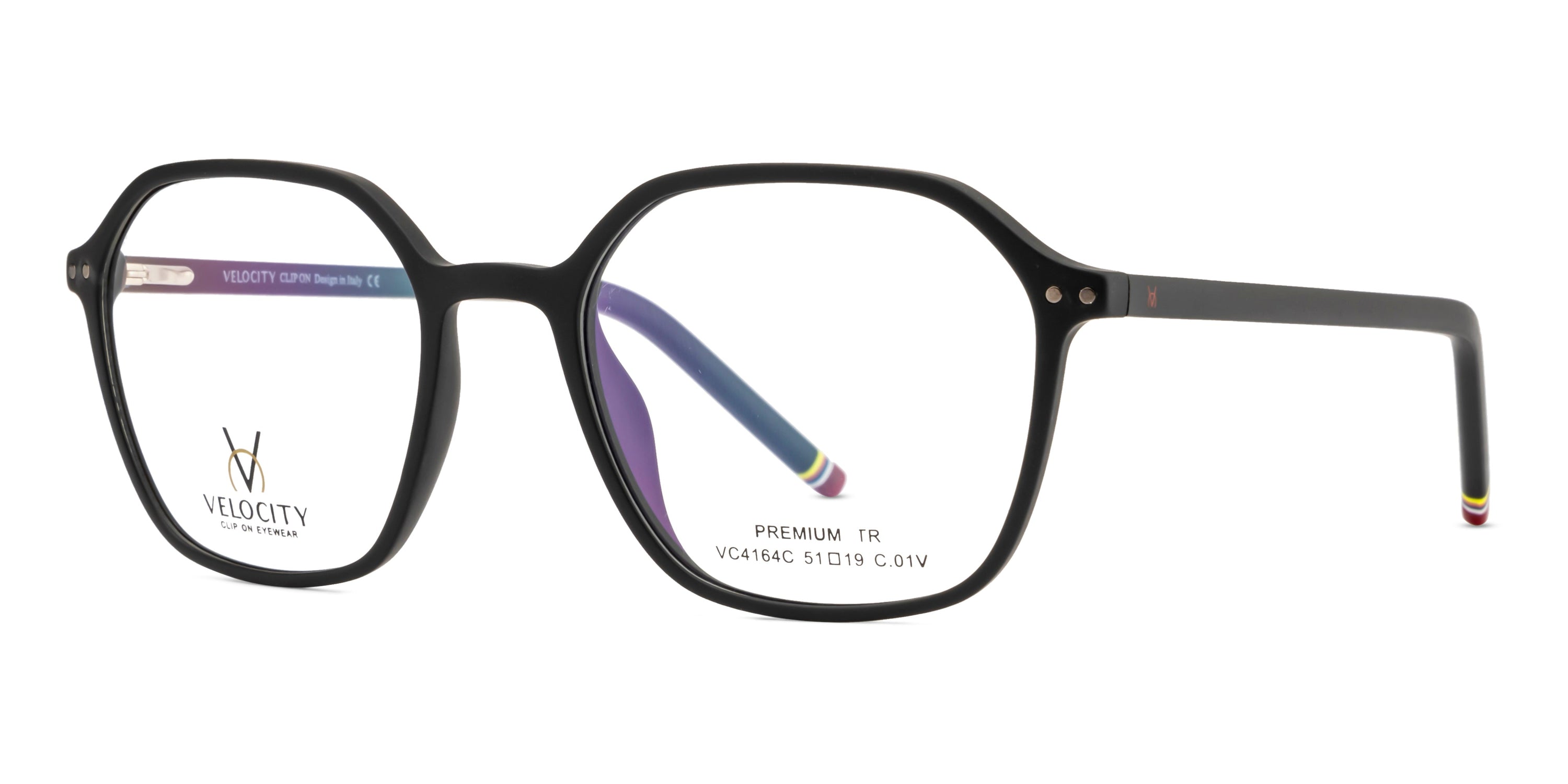 Velocity Magnetic Clip-On Sunglasses with Polarized Lens