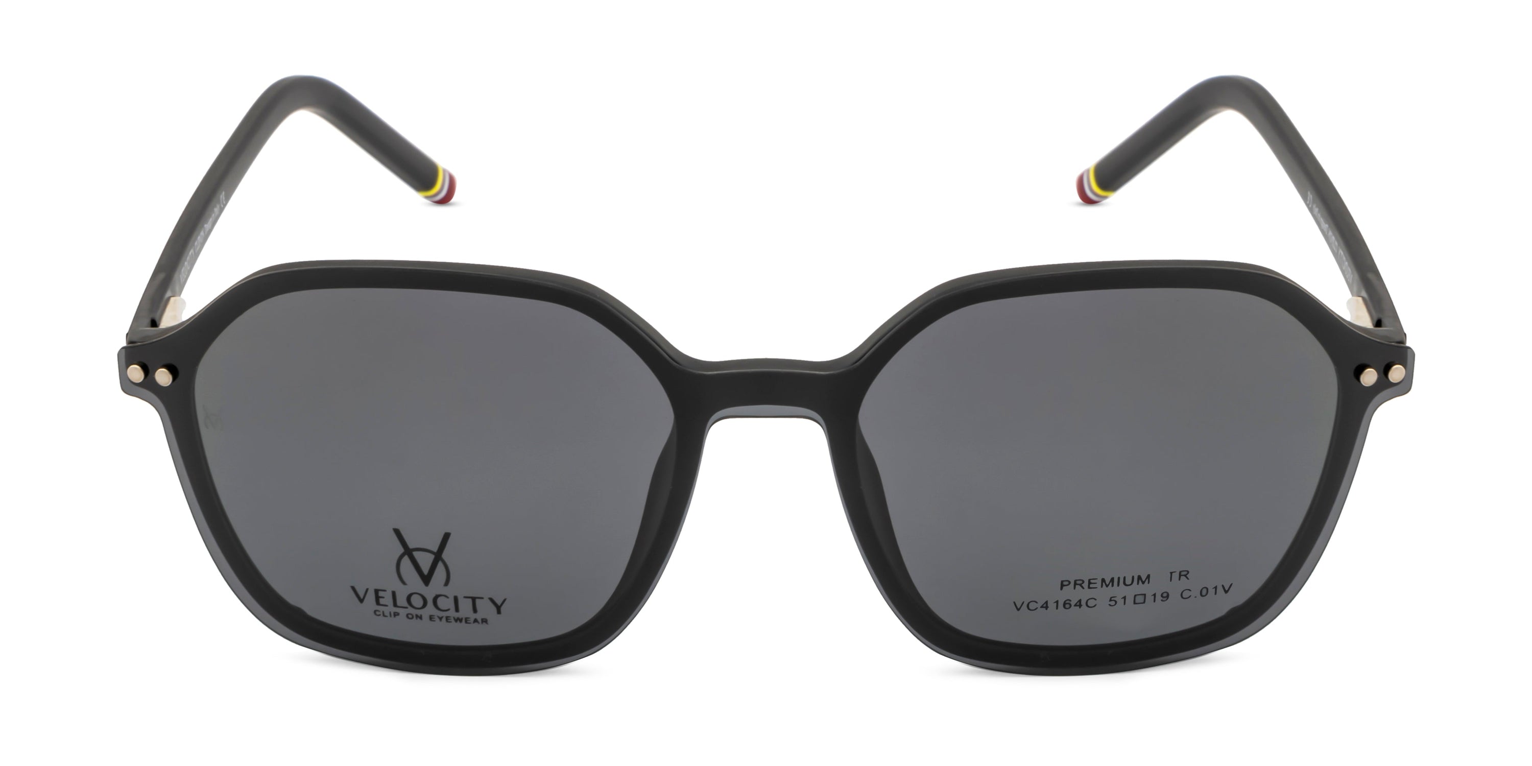 Velocity Magnetic Clip-On Sunglasses with Polarized Lens