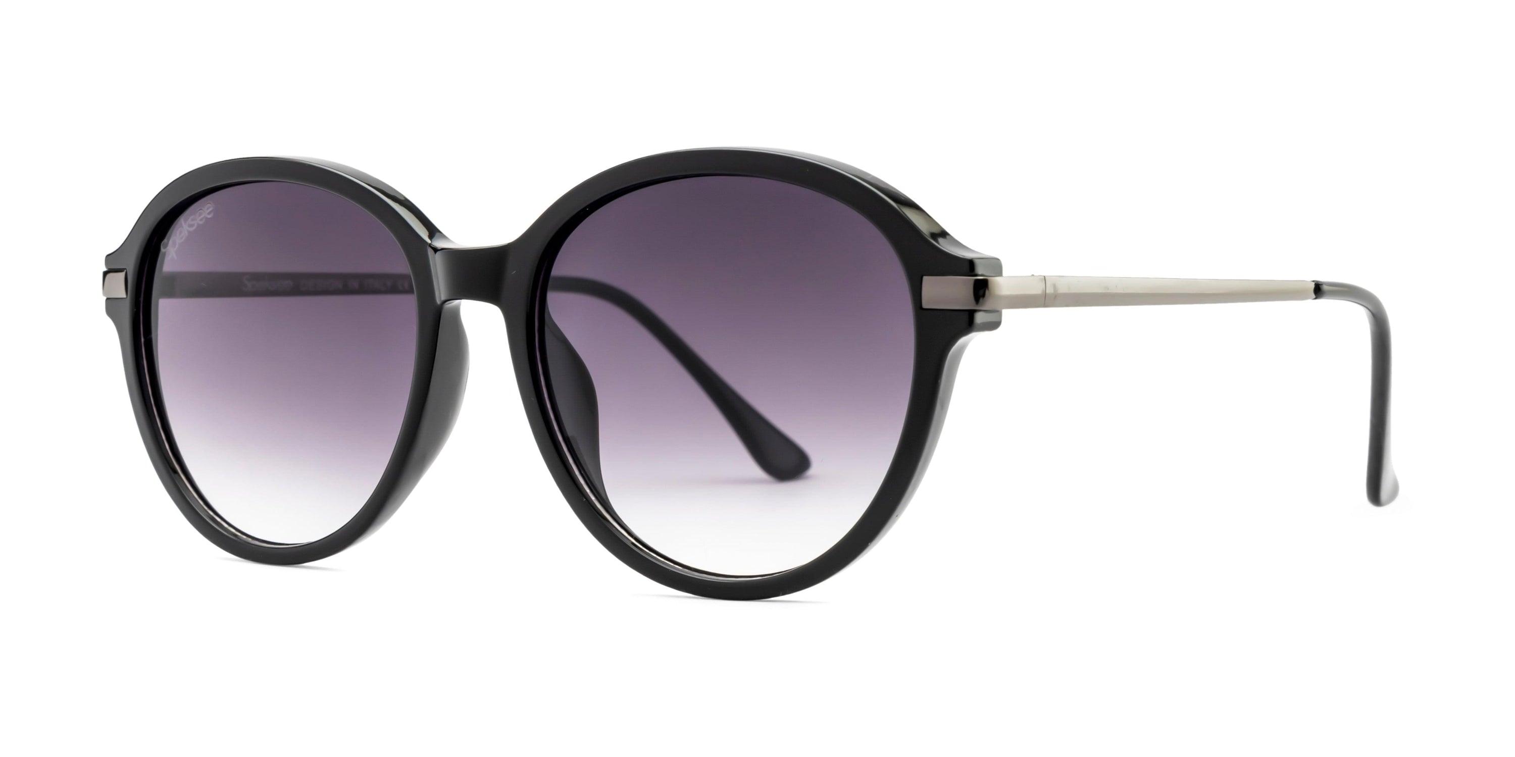 Speksee Full Rim Retro Round  Sunglass