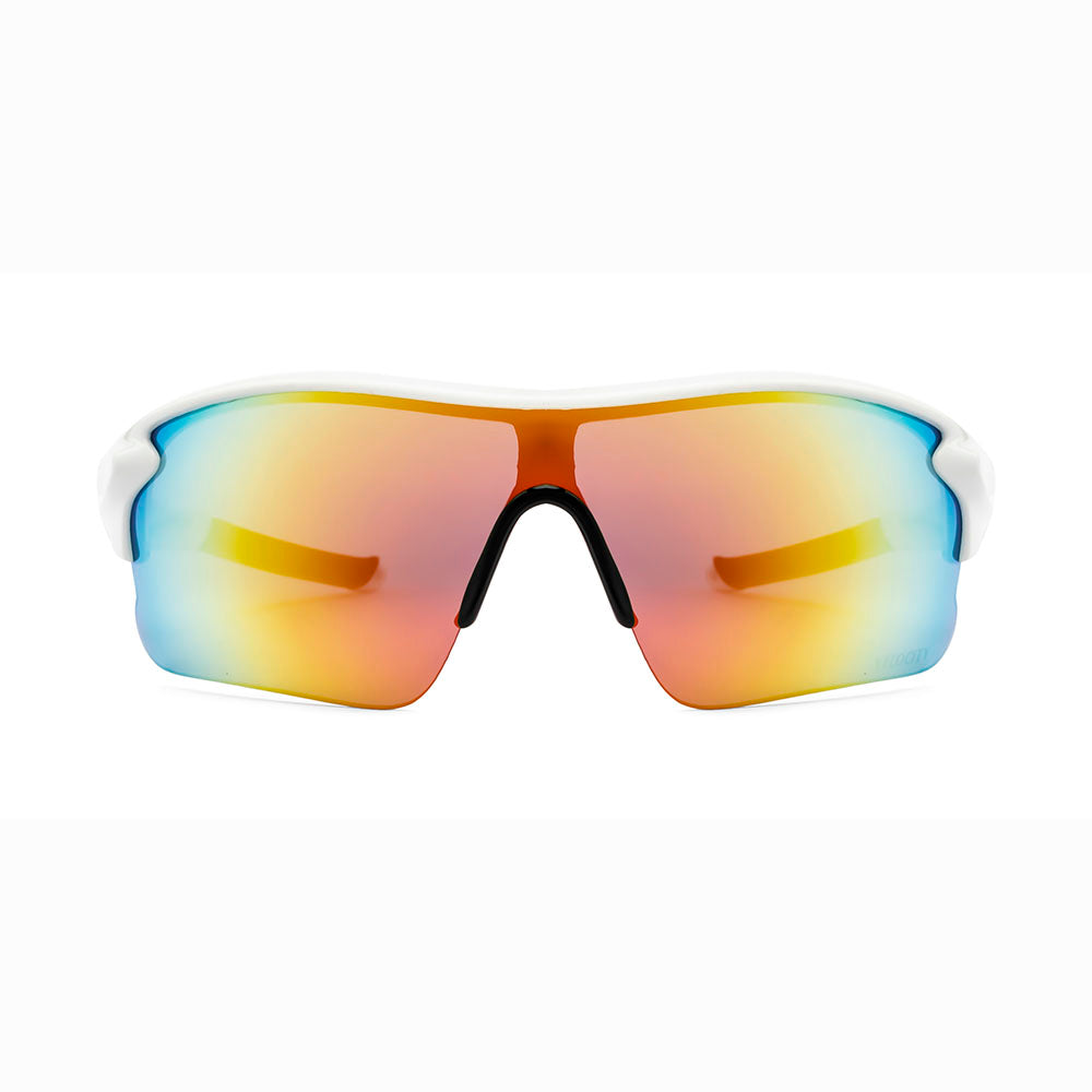 Velocity Sunglasses | Black and Multi Color | 100% UV Protected | Polycarbonate Sports Sunglasses for Men