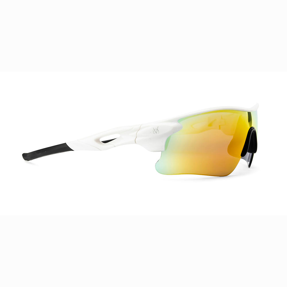 Velocity Sunglasses | Black and Multi Color | 100% UV Protected | Polycarbonate Sports Sunglasses for Men
