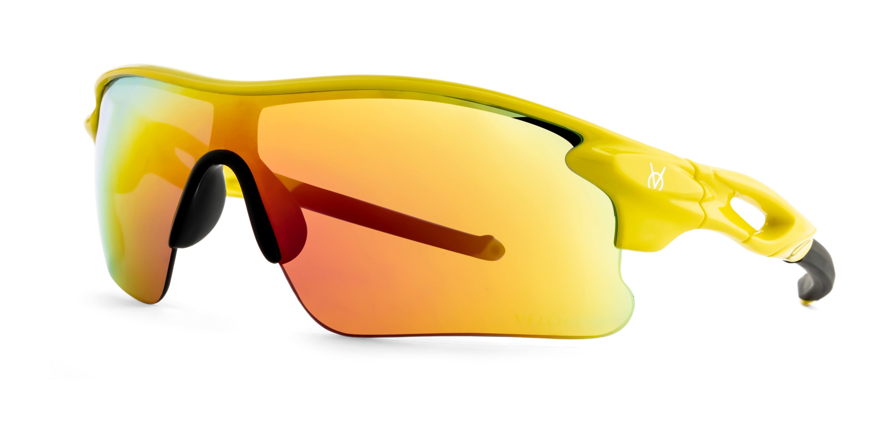 Velocity Sunglasses | Yellow and Multi Color | 100% UV Protected | Polycarbonate Sports Sunglasses for Men