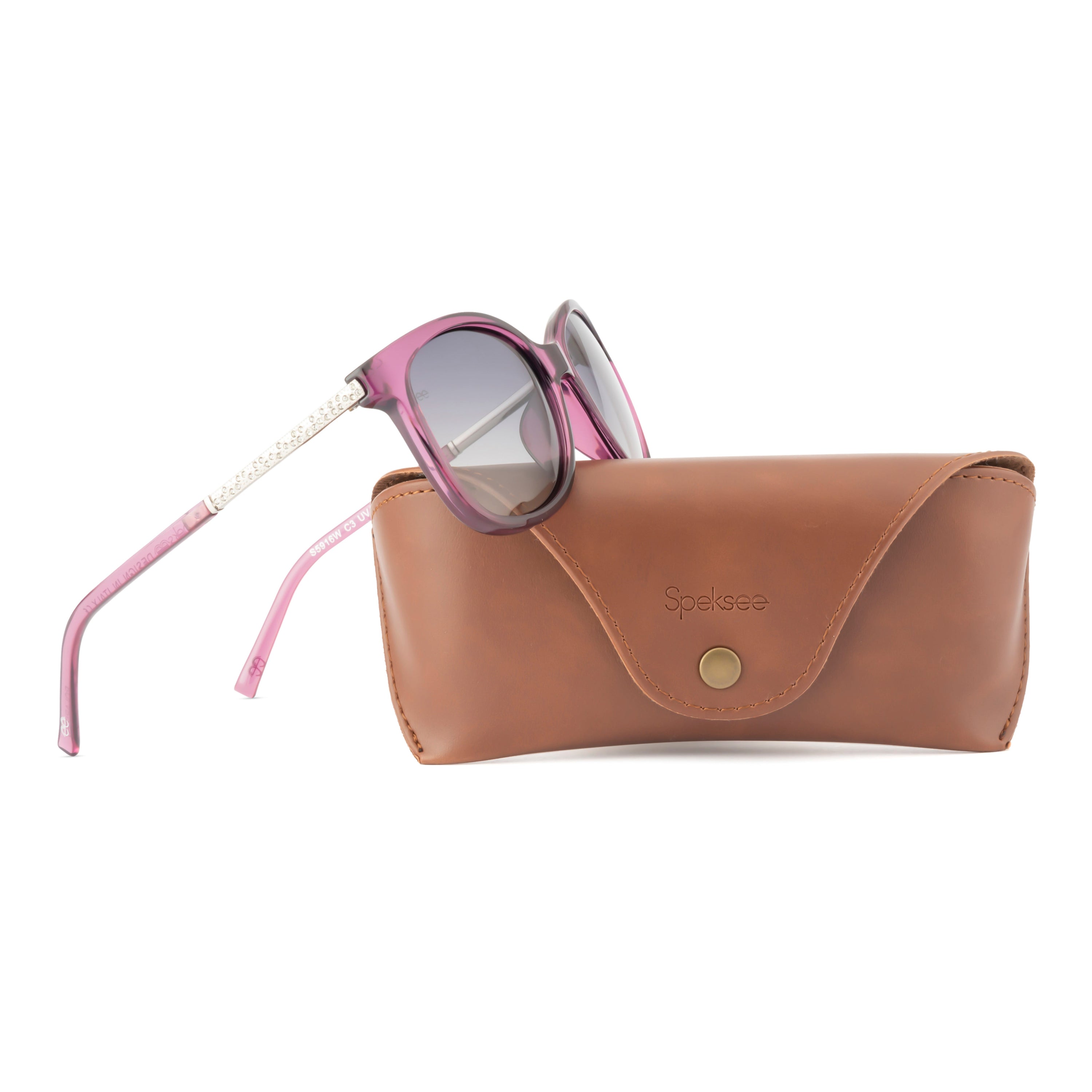 Speksee Full Rim Retro Polarized Sunglass for Women