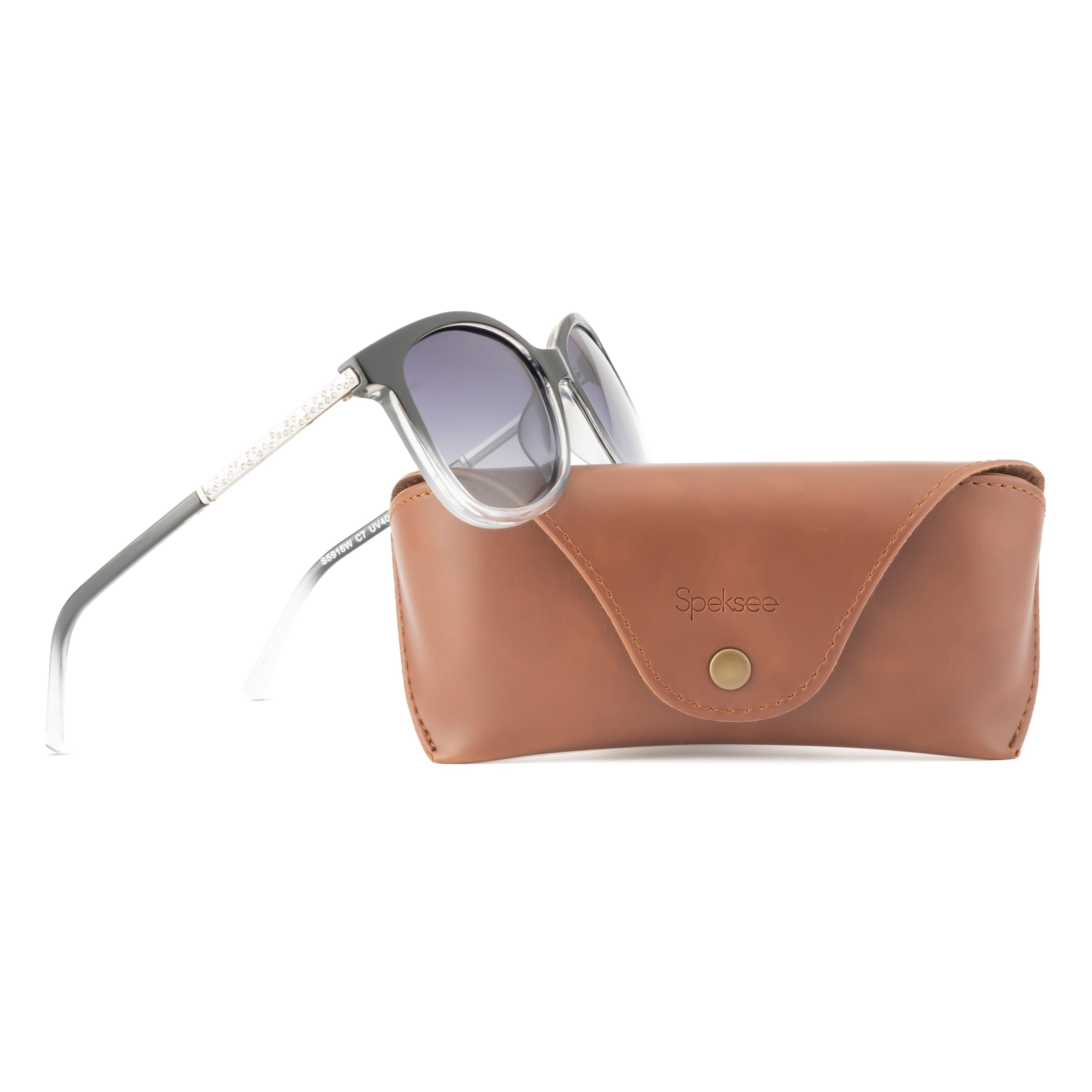 Speksee Full Rim Retro Polarized Sunglass for Women