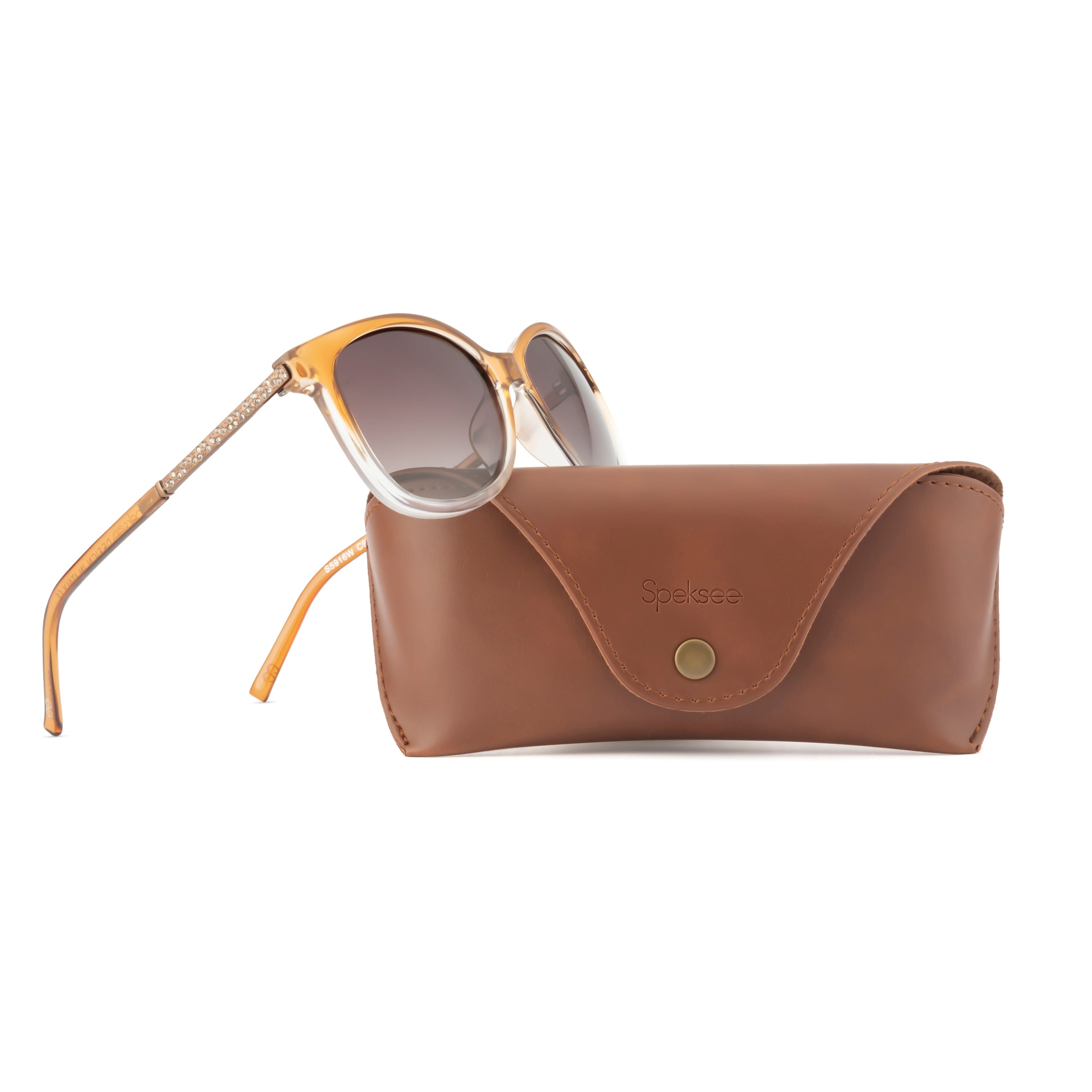 Speksee Full Rim Retro Polarized Sunglass for Women