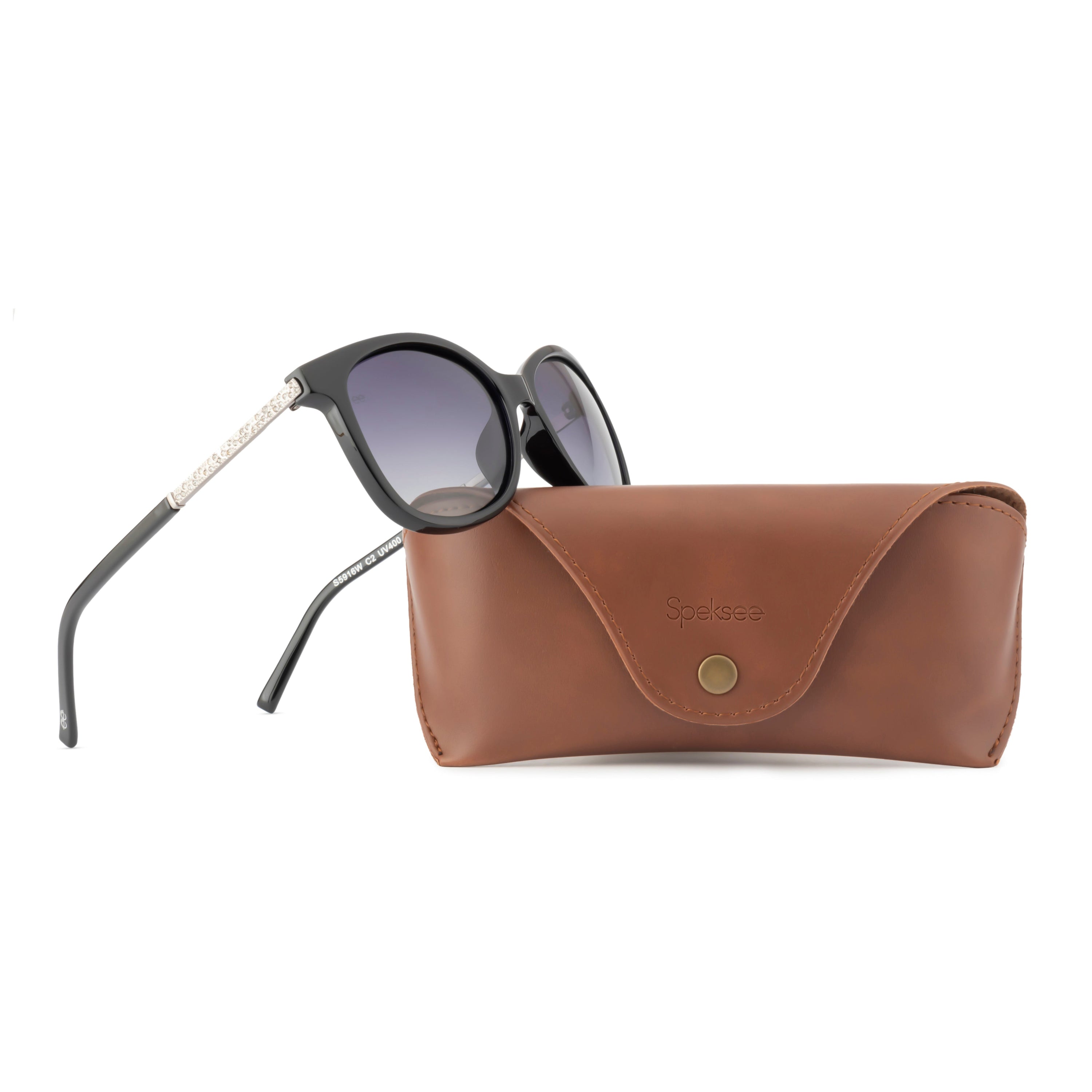 Speksee Full Rim Retro Polarized Sunglass for Women