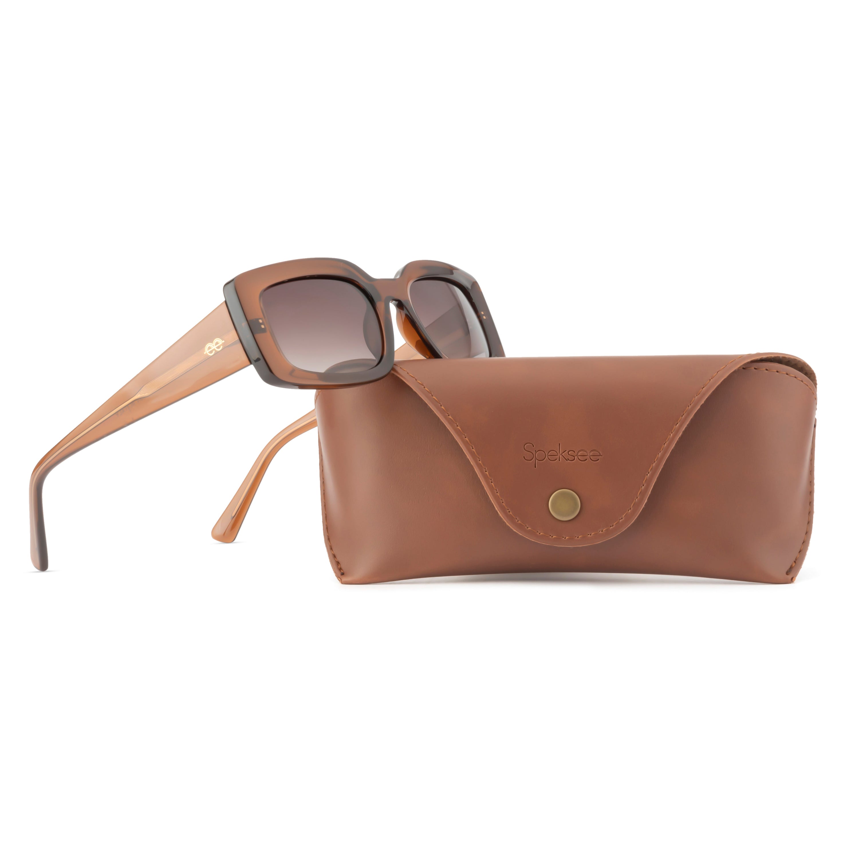 Speksee Full Rim Retro Polarized Sunglass for Women