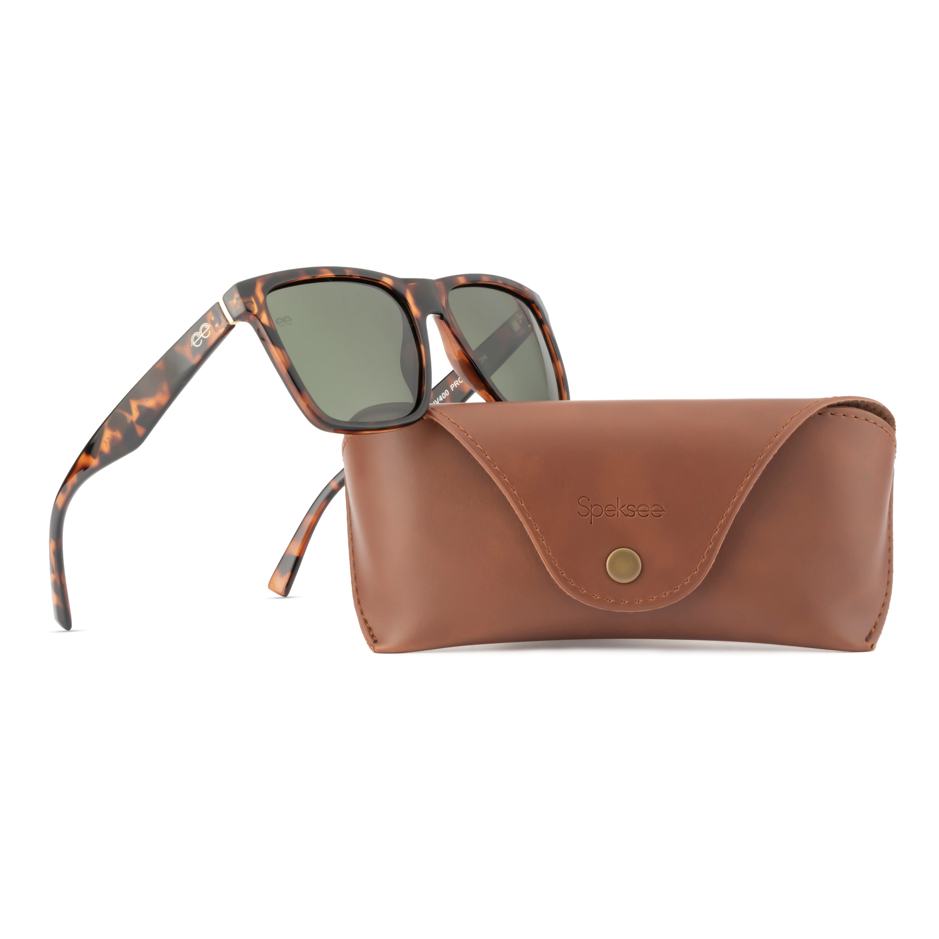 Speksee Full Rim Retro Polarized Sunglass for Men