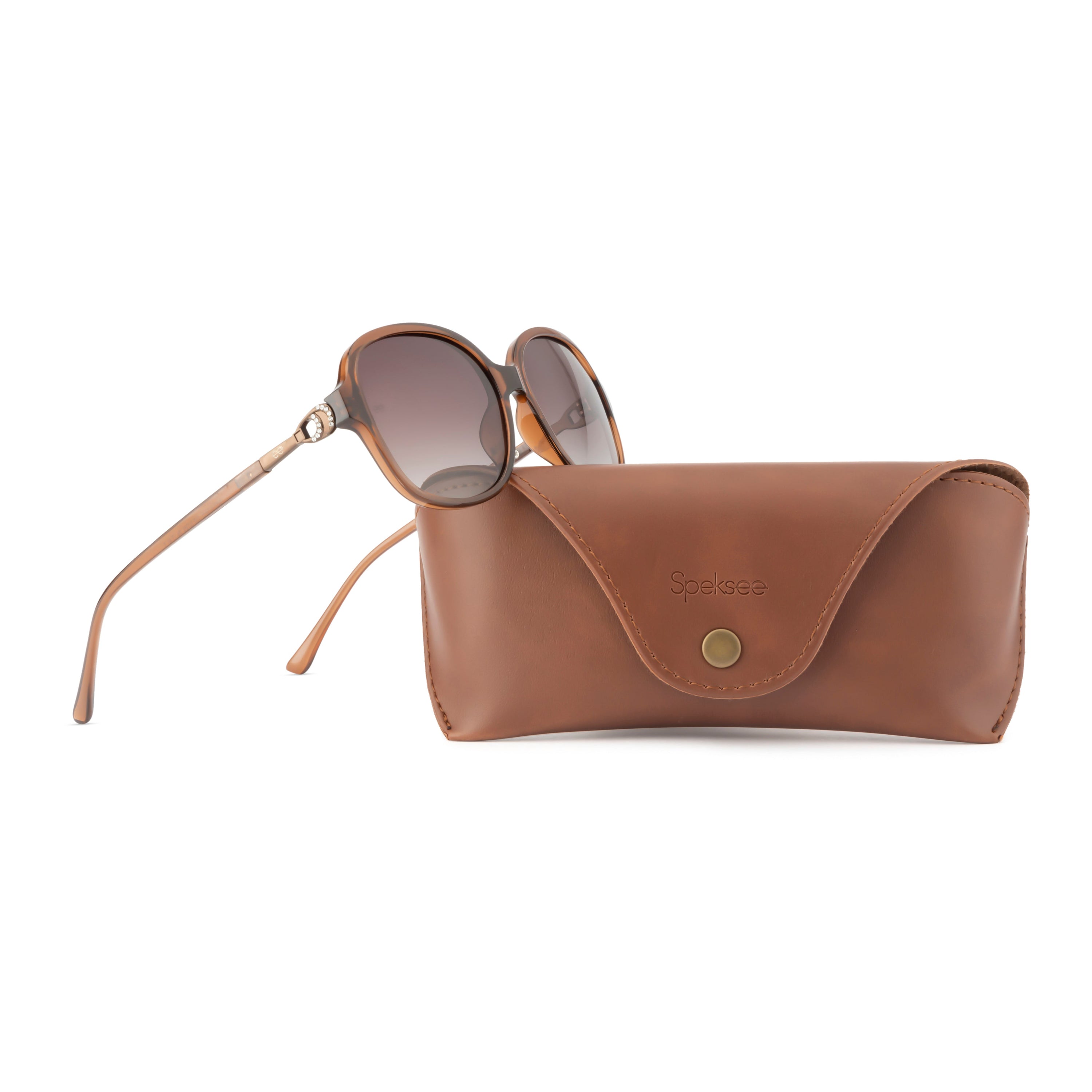 Speksee Full Rim Retro Polarized Sunglass for Women