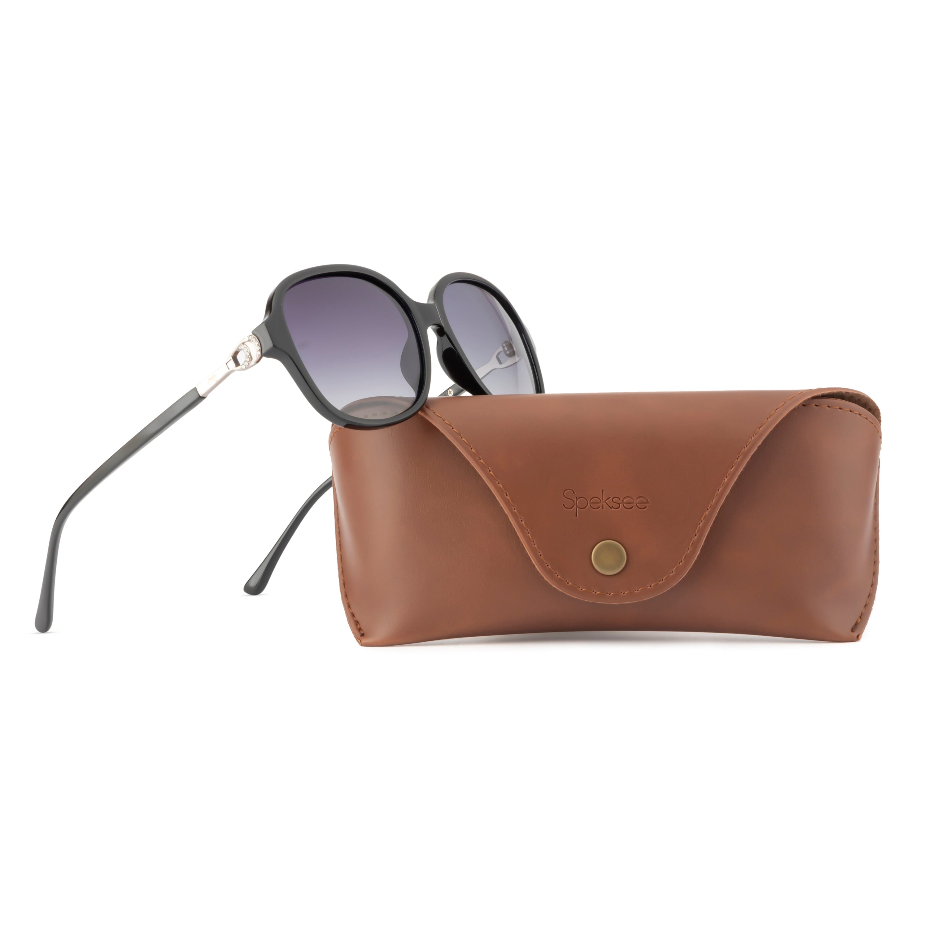 Speksee Full Rim Retro Polarized Sunglass for Women