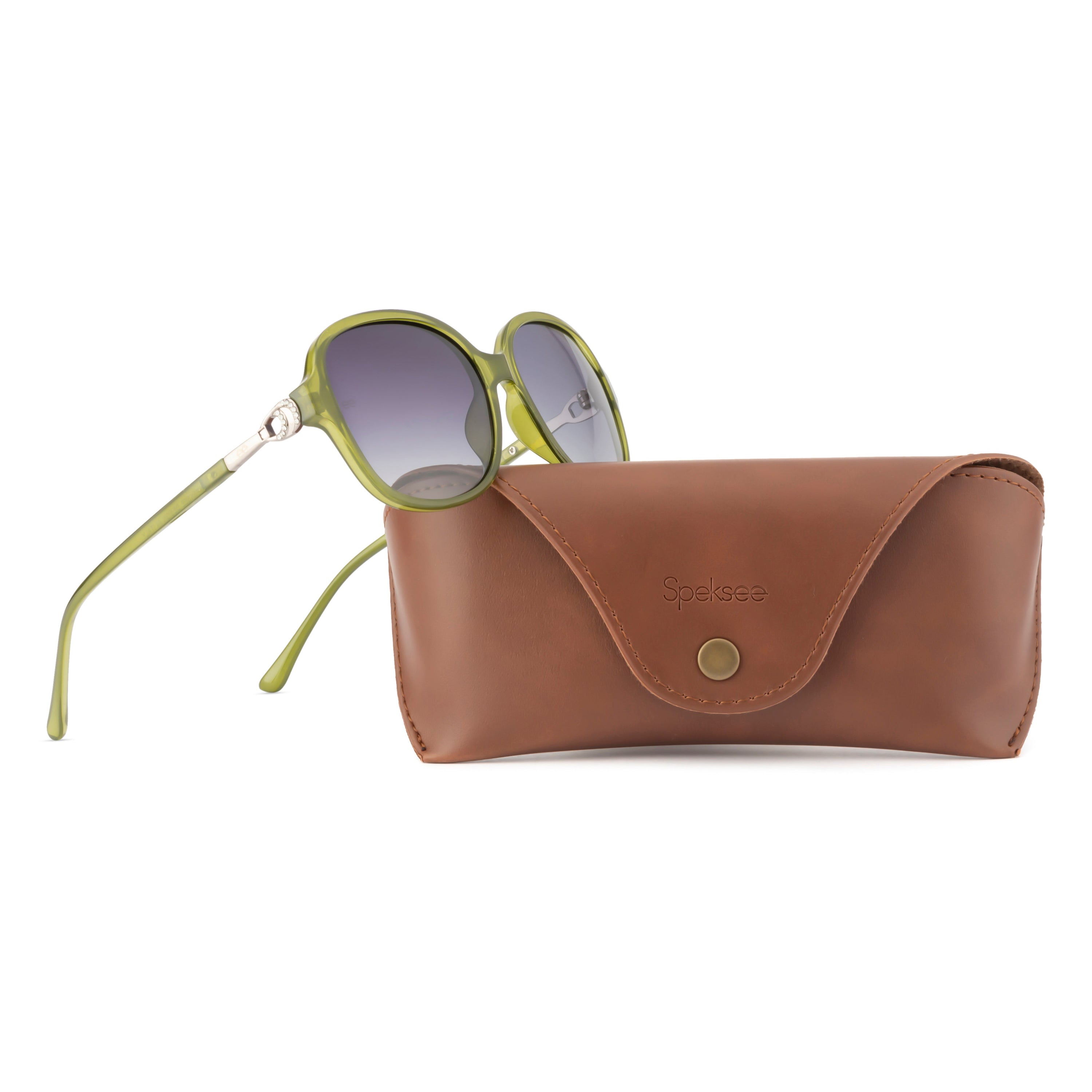 Speksee Full Rim Retro Polarized Sunglass for Women