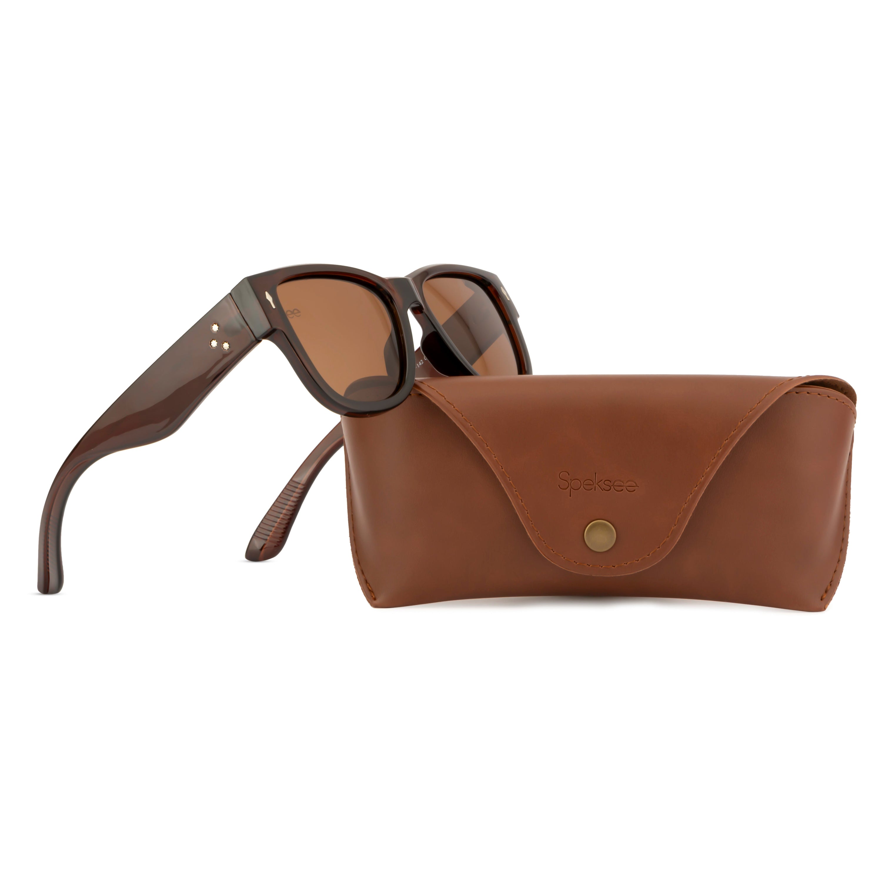 Speksee Full Rim Retro Polarized Sunglass for Men