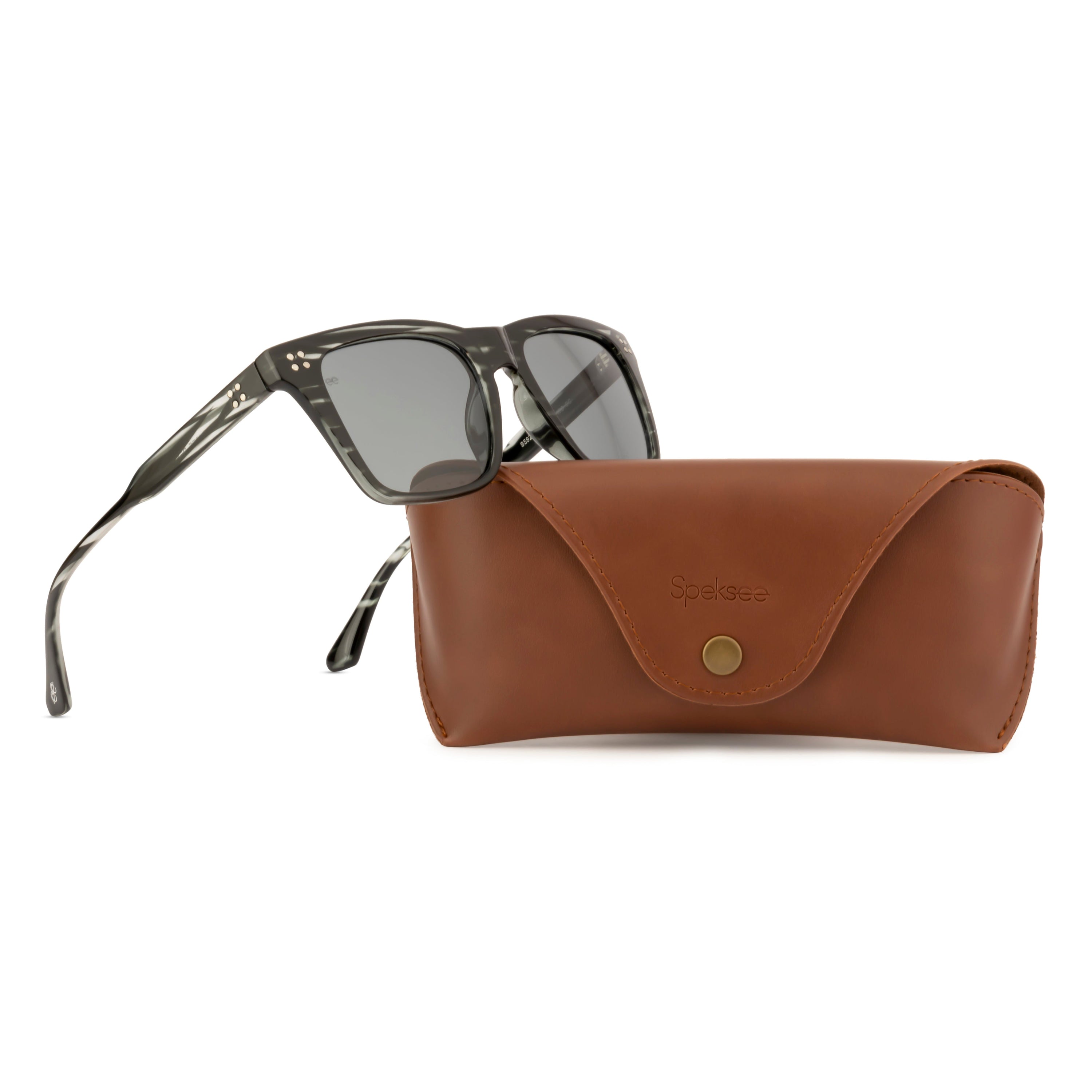 Speksee Full Rim Retro Polarized Sunglass for Men