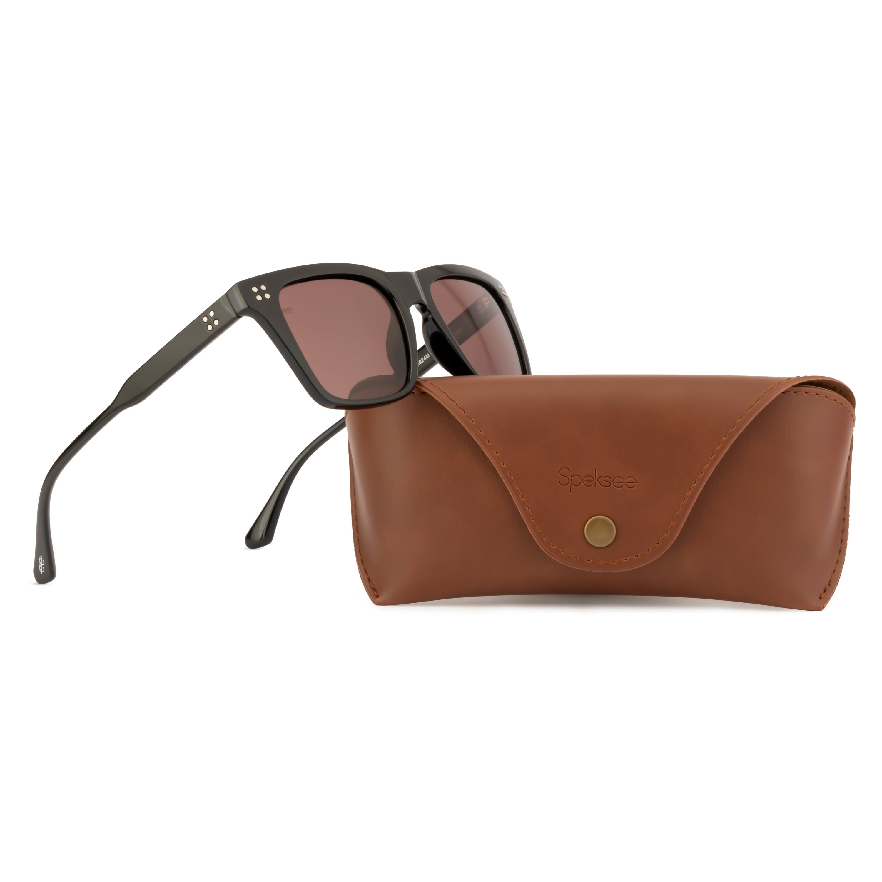 Speksee Full Rim Retro Polarized Sunglass for Men