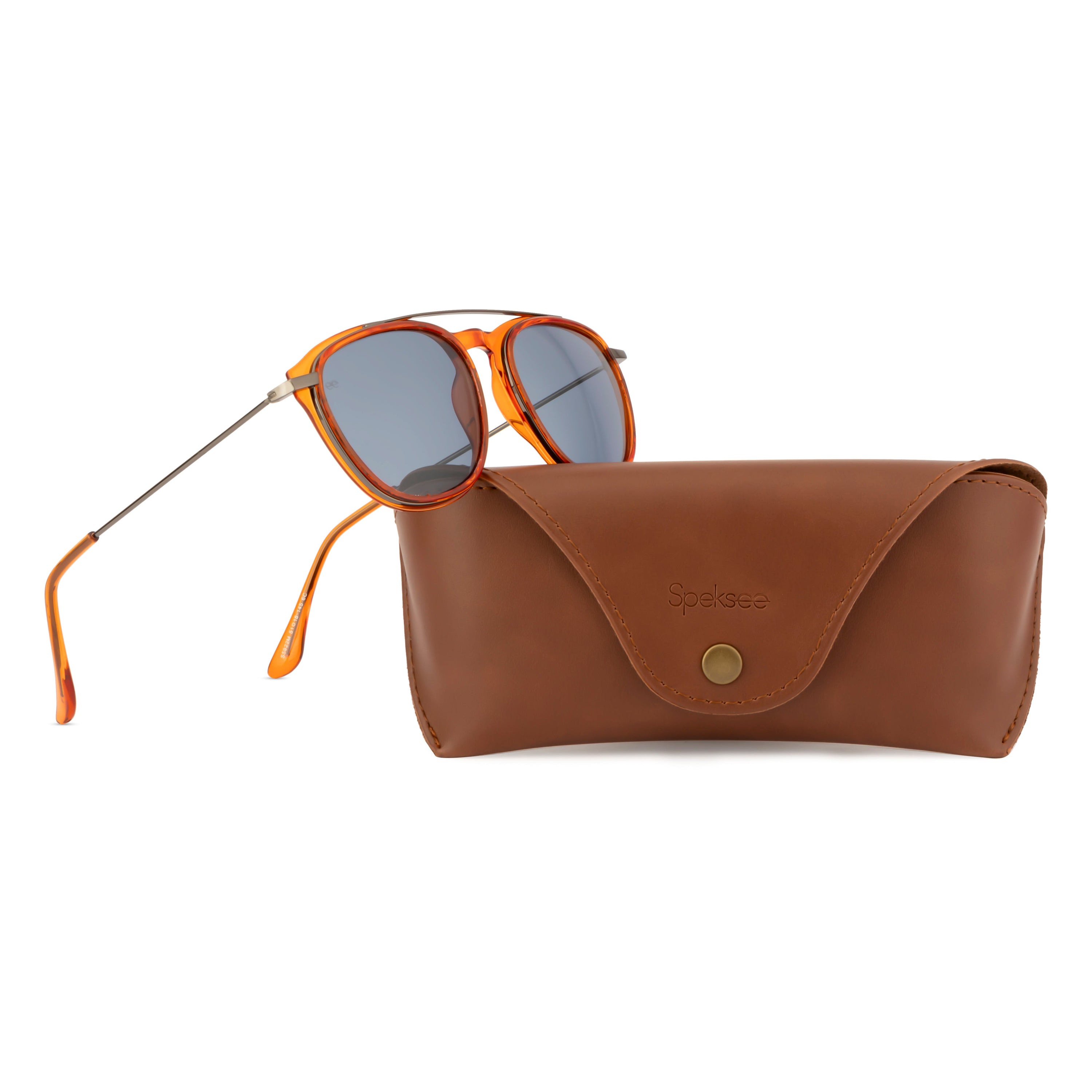 Speksee Full Rim Retro Polarized Sunglass for Men
