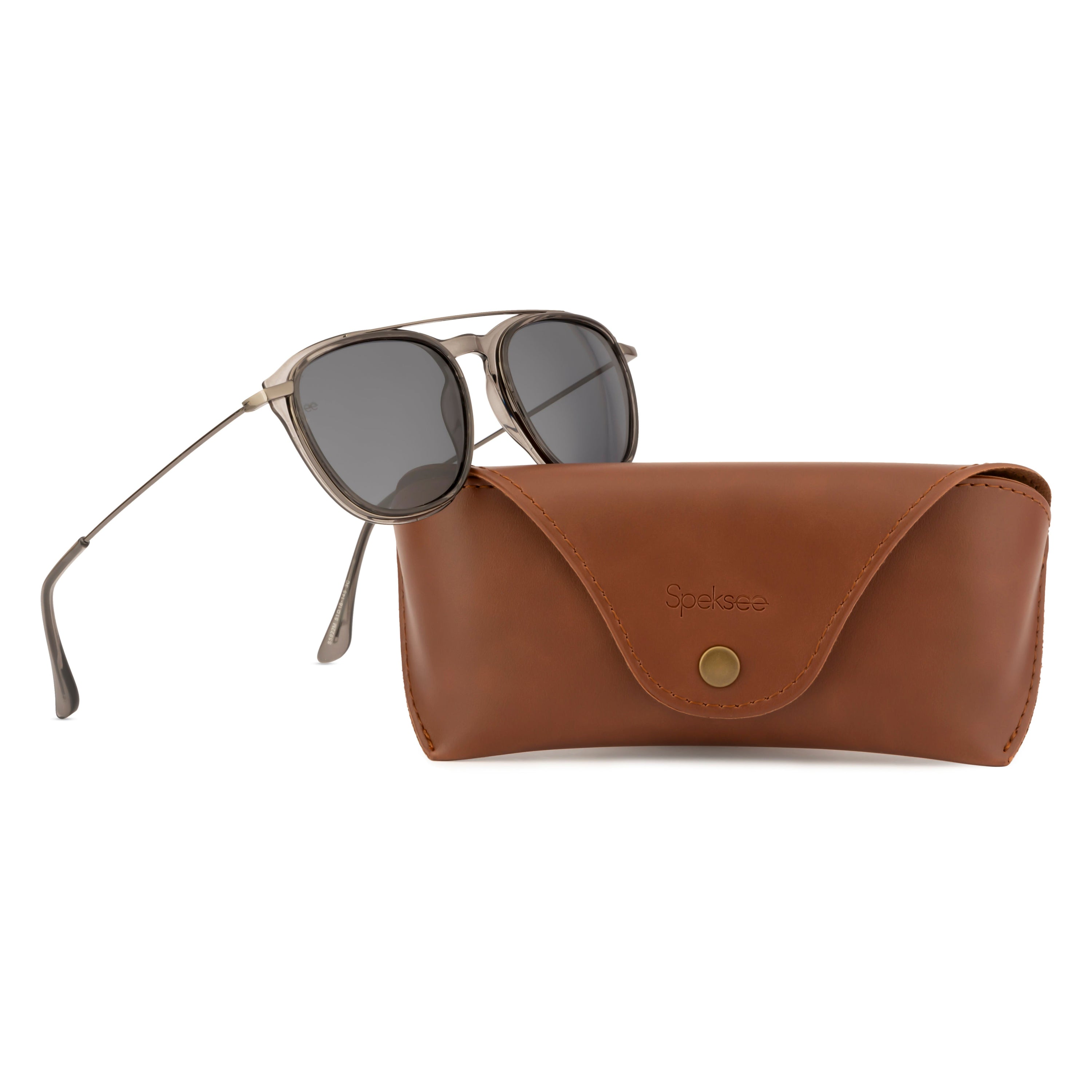 Speksee Full Rim Retro Polarized Sunglass for Men