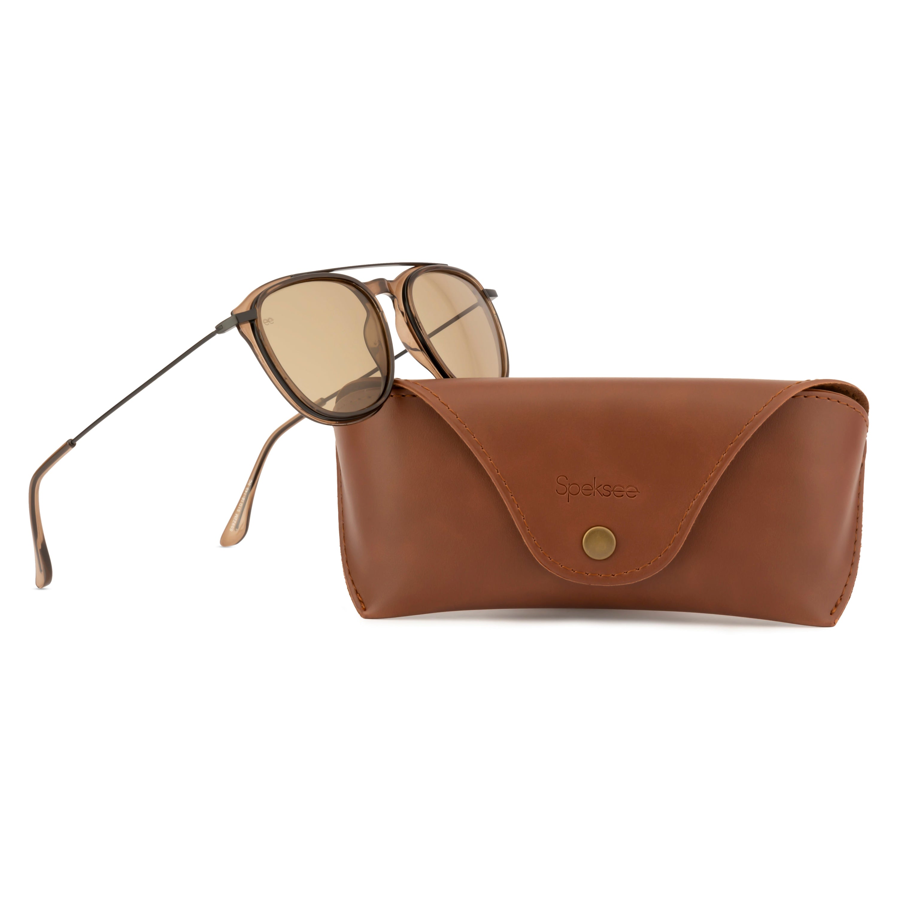 Speksee Full Rim Retro Polarized Sunglass for Men