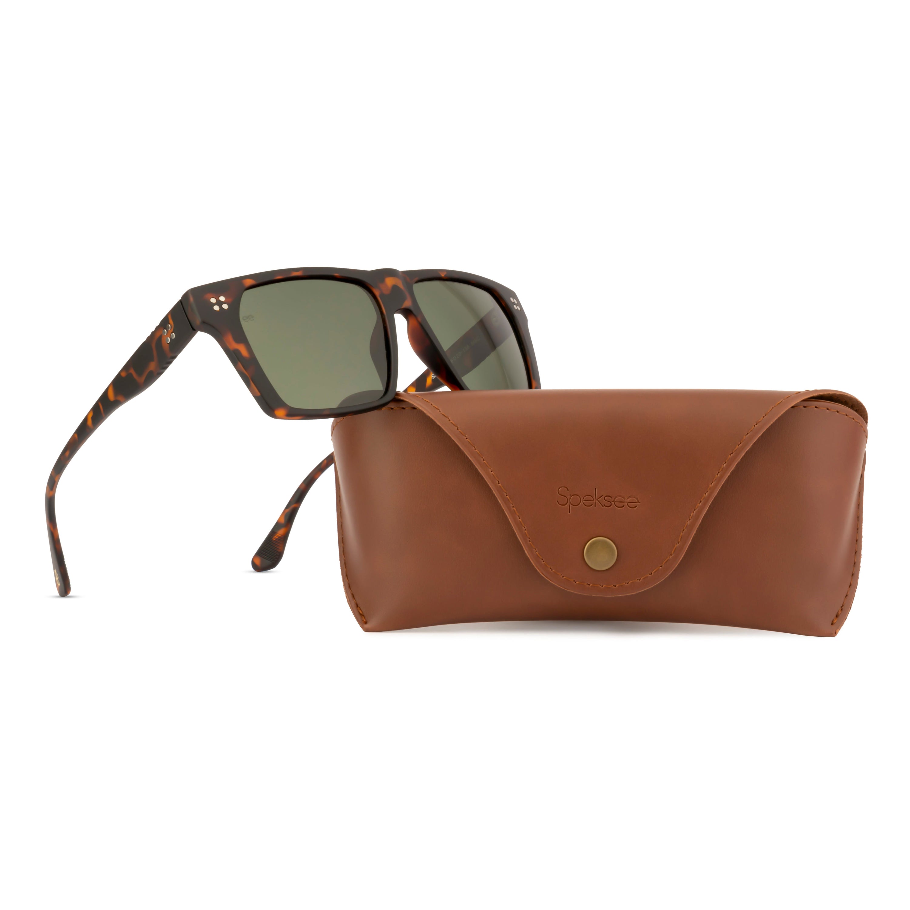 Speksee Full Rim Retro Polarized Sunglass for Men