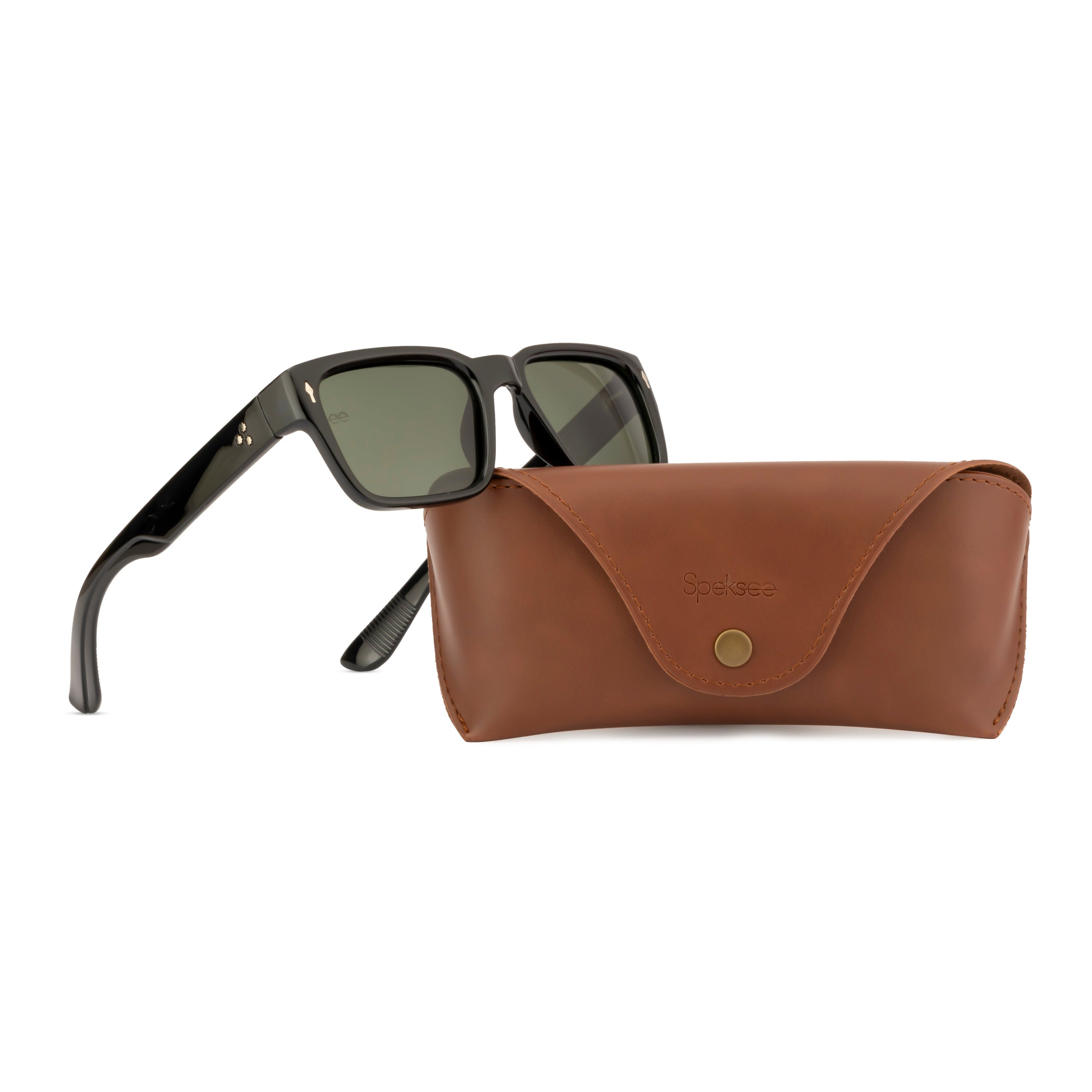 Speksee Full Rim Retro Polarized Sunglass for Men