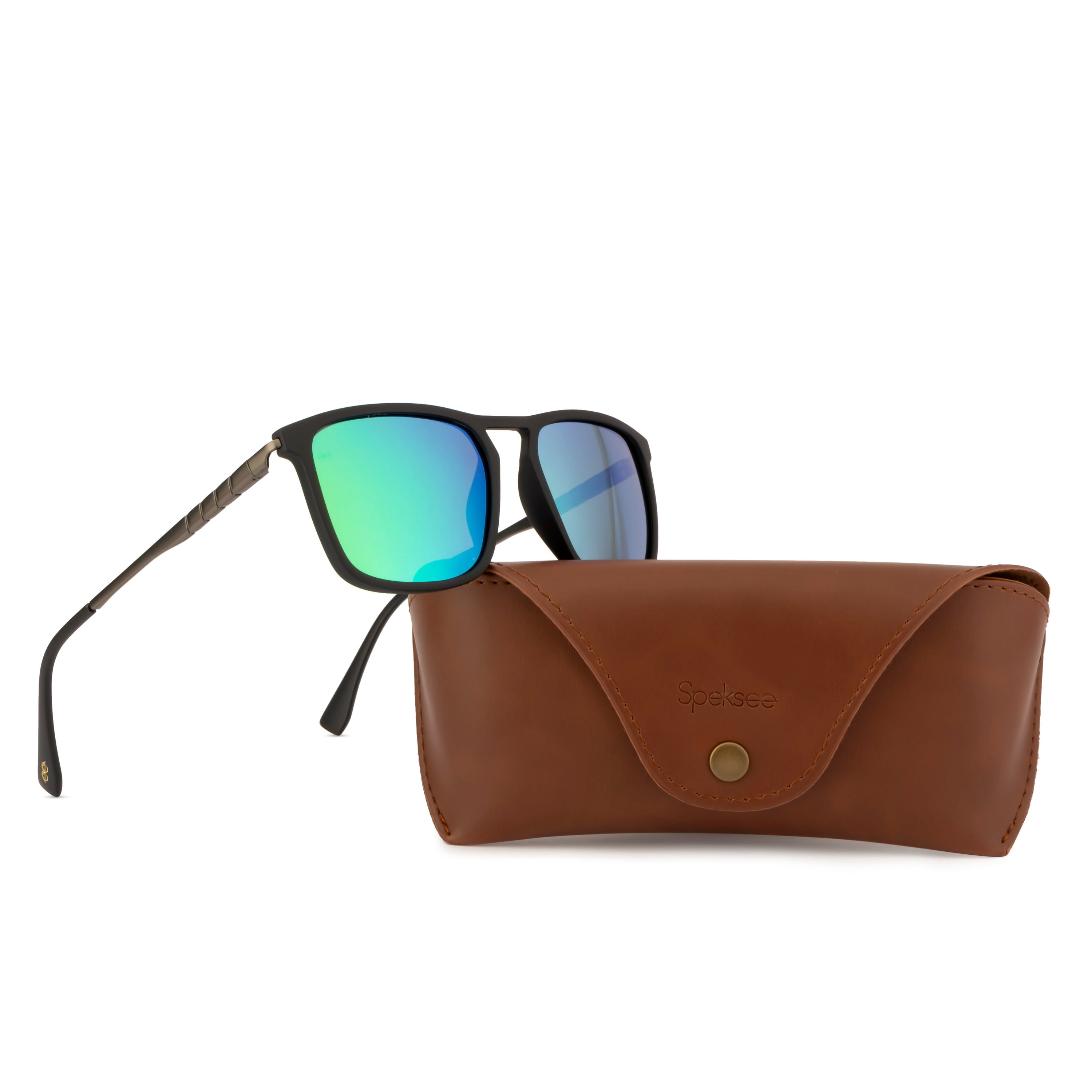 Speksee Full Rim Retro Polarized Sunglass for Men