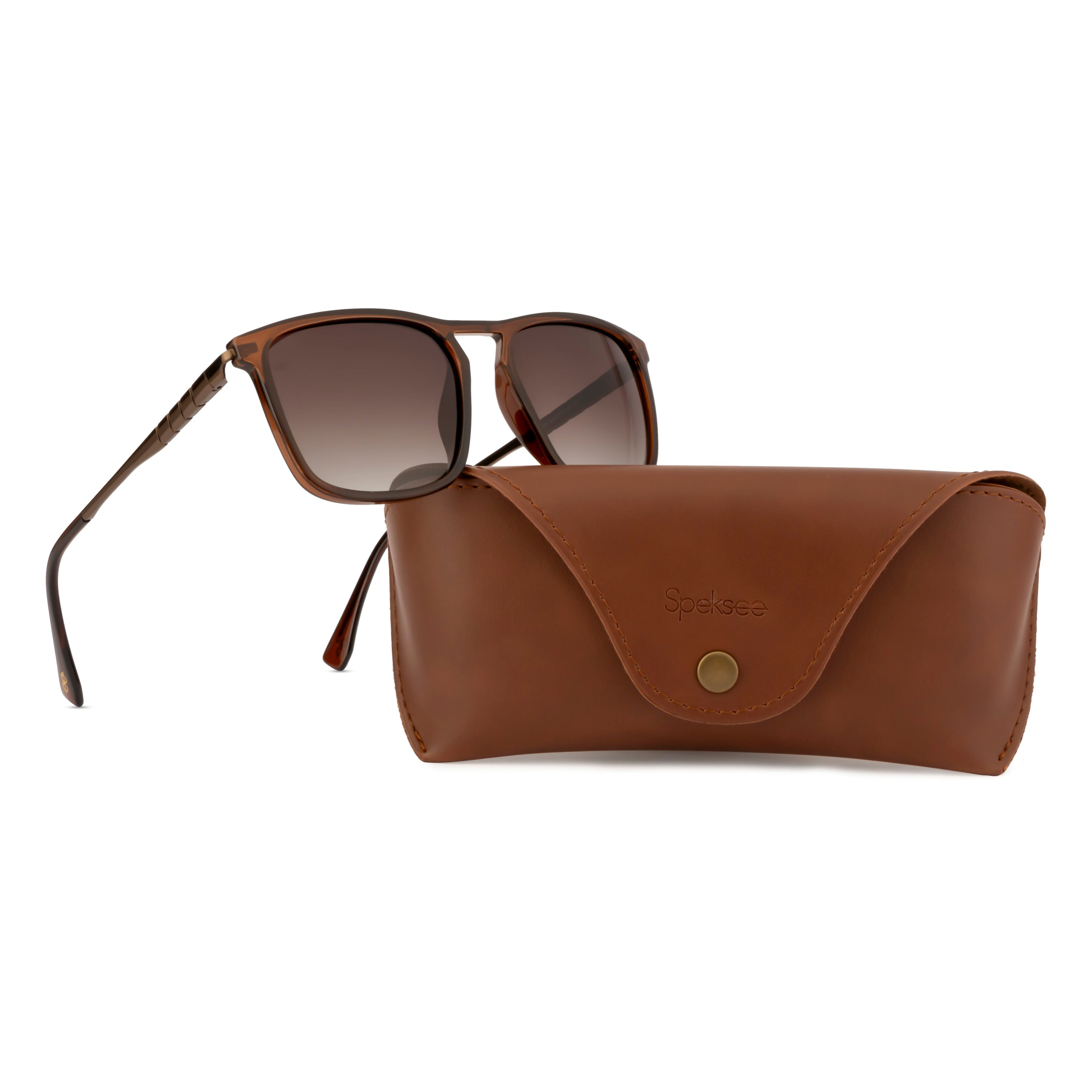 Speksee Full Rim Retro Polarized Sunglass for Men