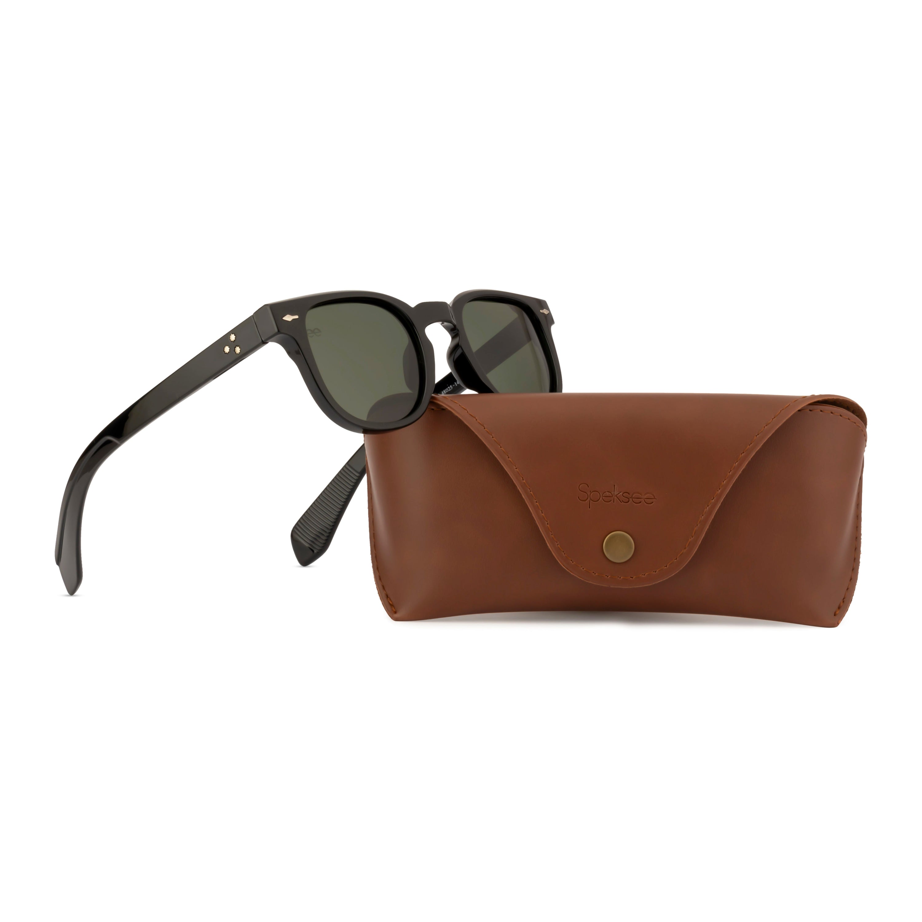 Speksee Full Rim Retro Polarized Sunglass for Men