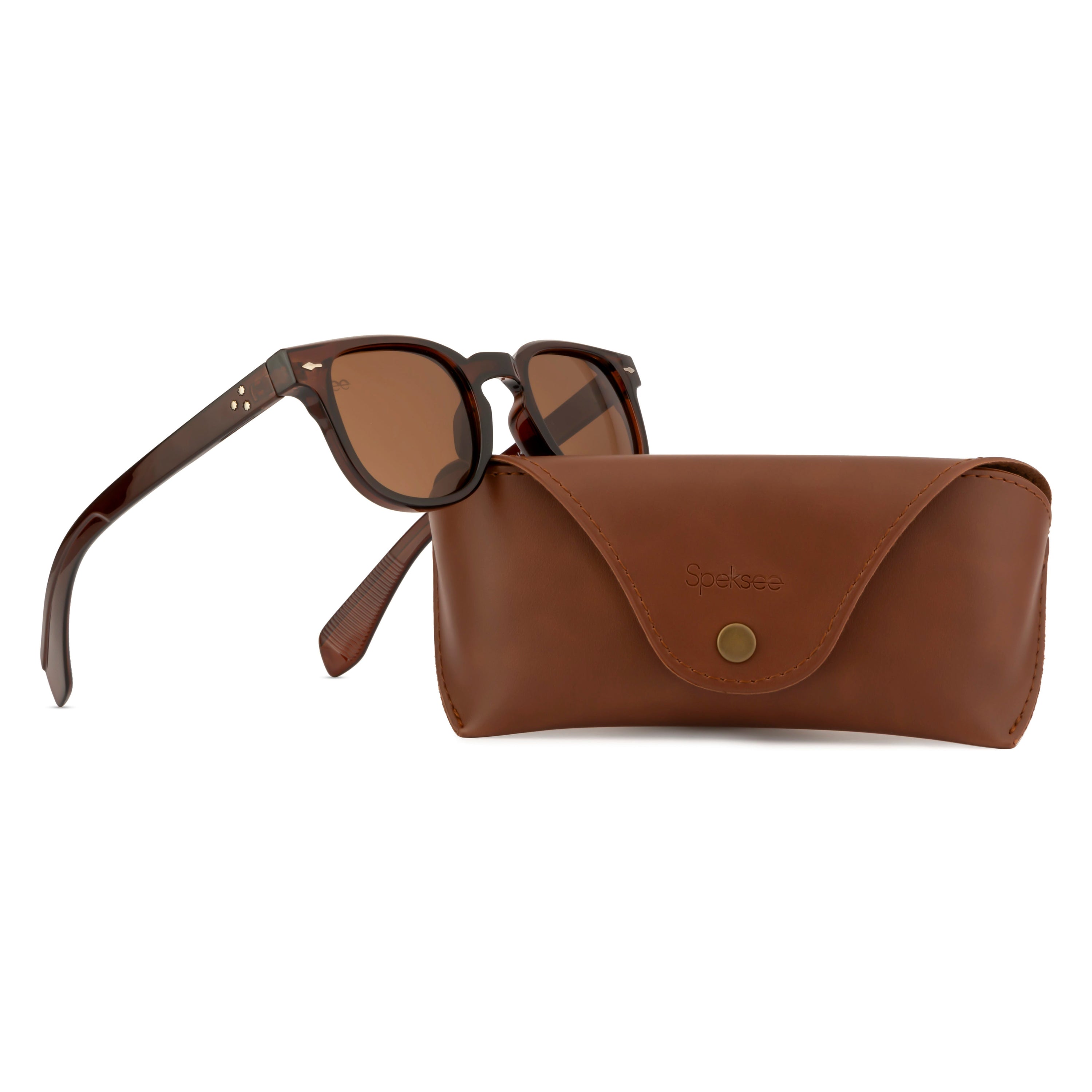 Speksee Full Rim Retro Polarized Sunglass for Men