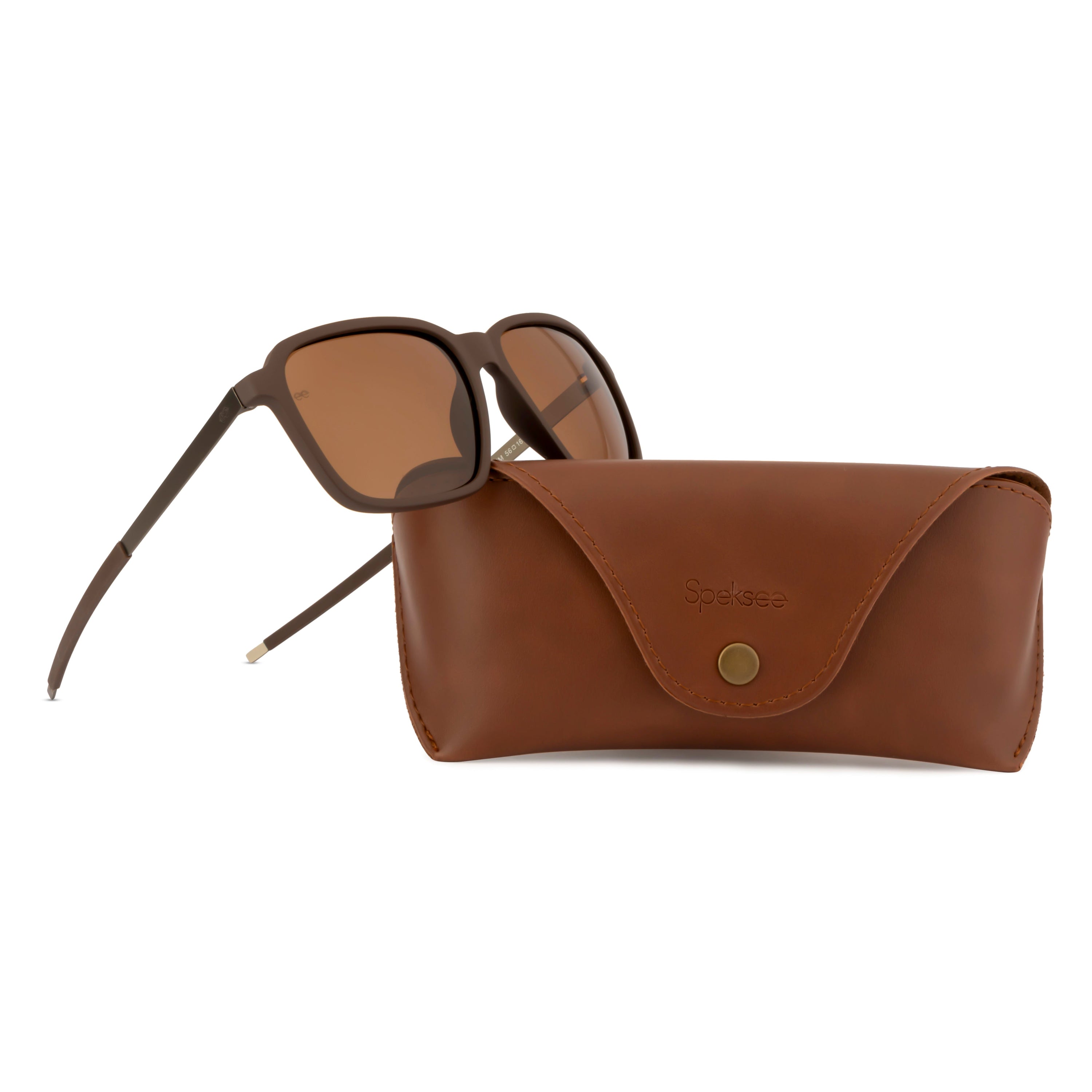 Speksee Full Rim Retro Polarized Sunglass for Men