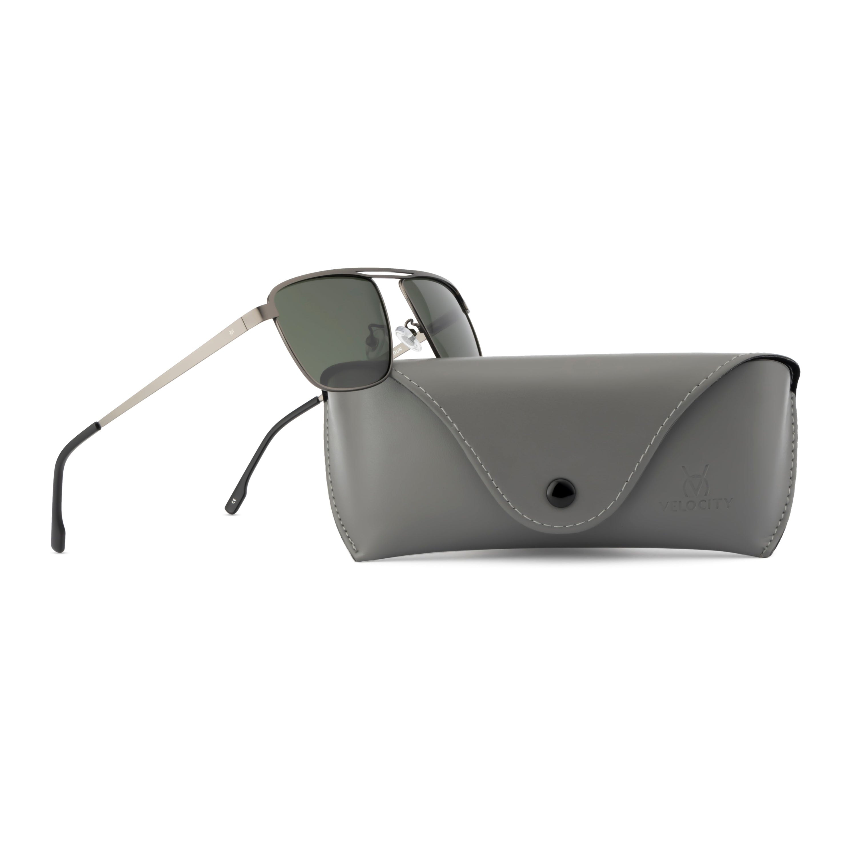 Velocity Polarized Sunglass Full Rectangle Rim