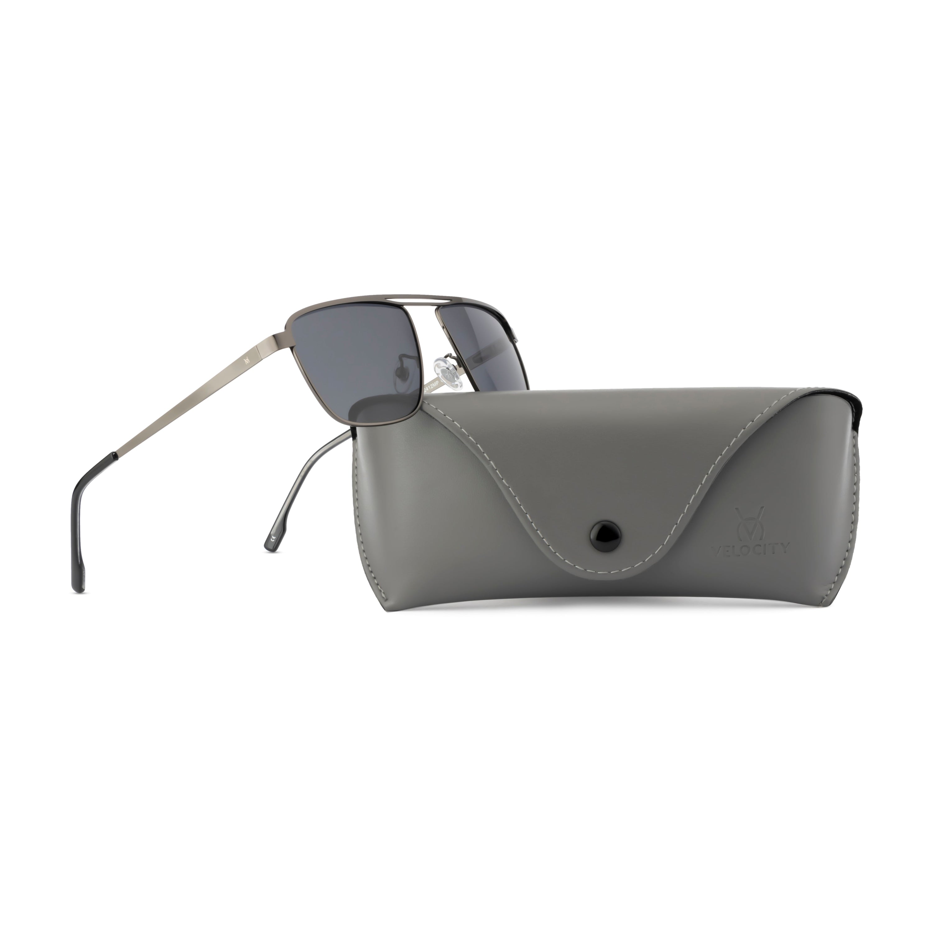 Velocity Polarized Sunglass Full Rectangle Rim