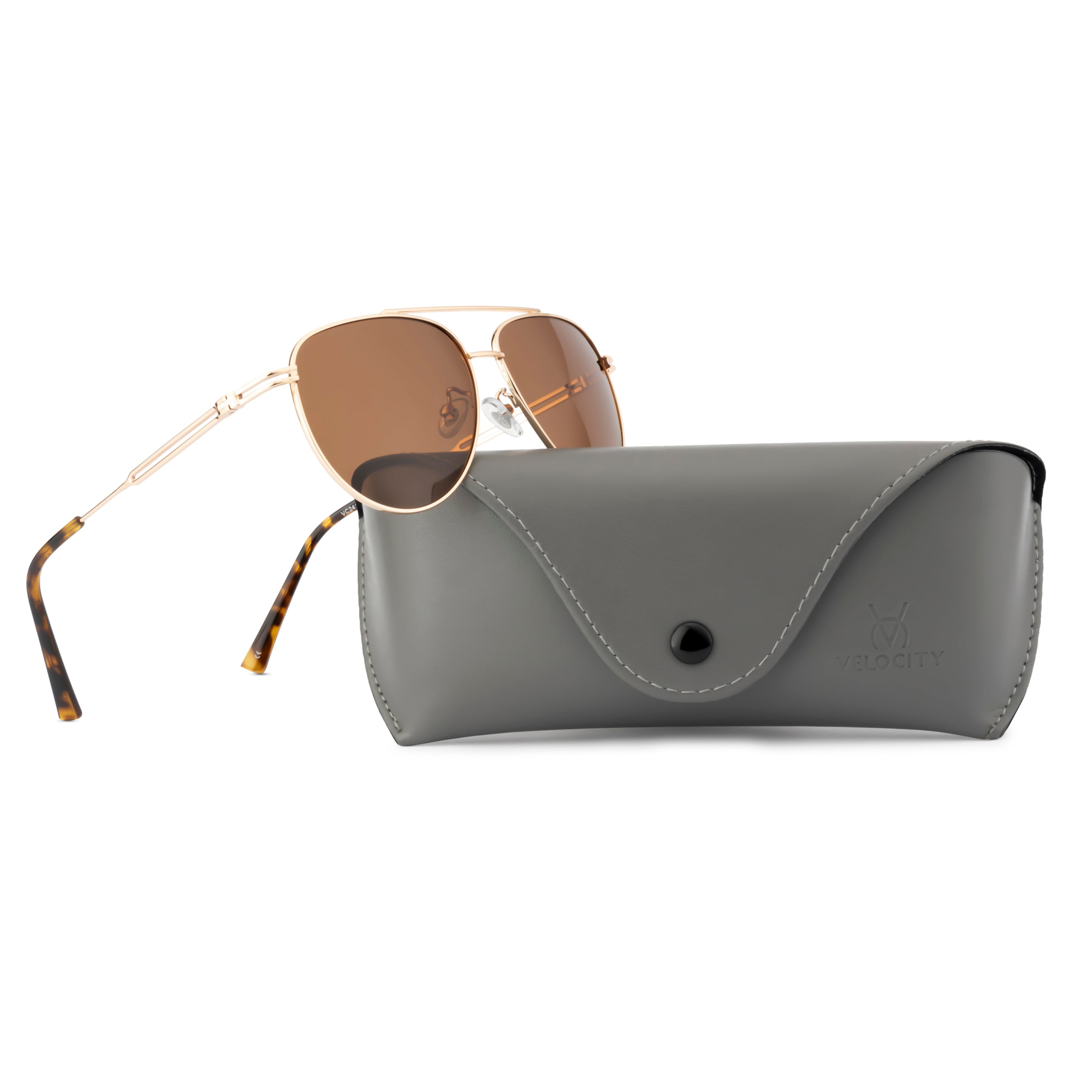 Velocity Polarized Sunglass Full Aviator Rim