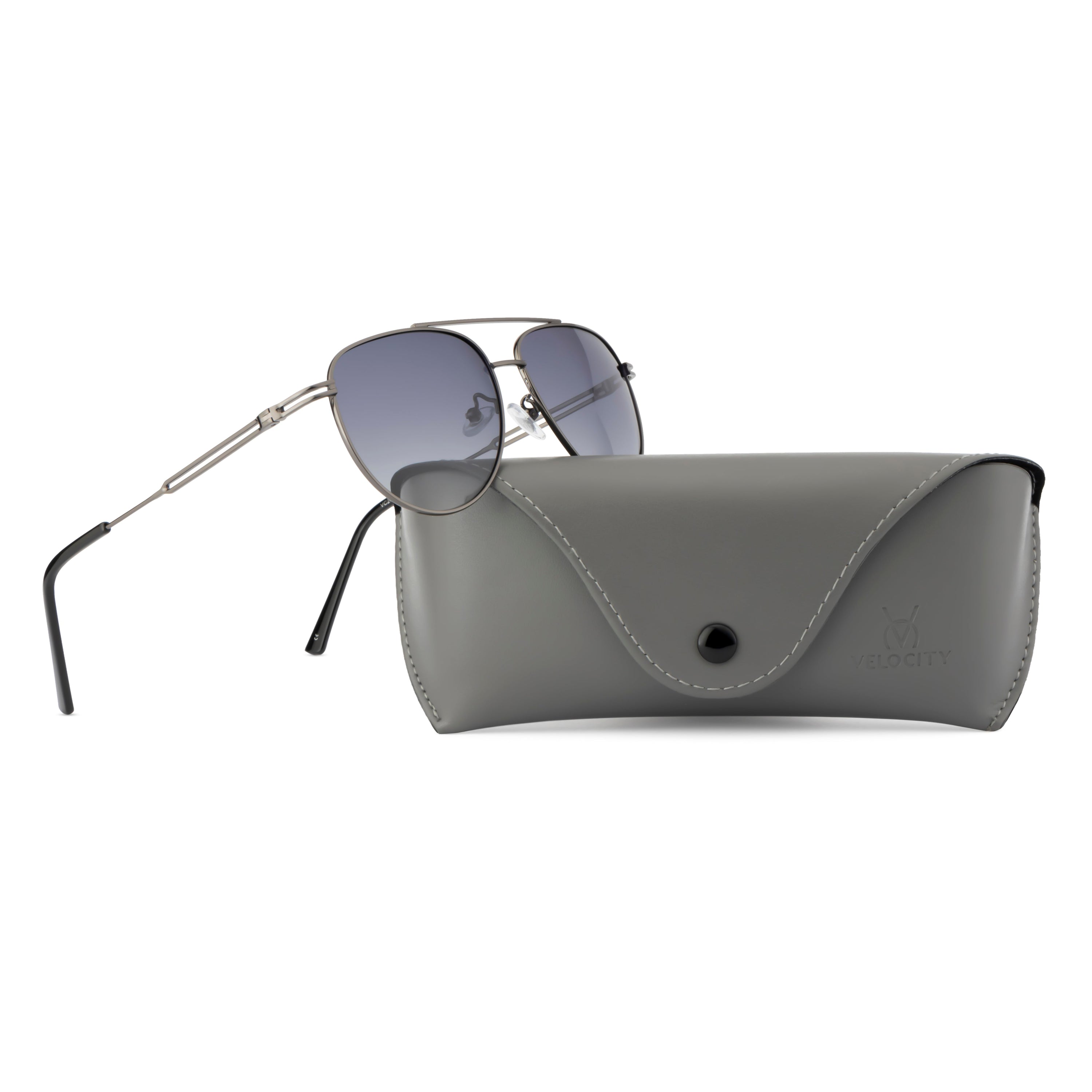 Velocity Polarized Sunglass Full Aviator Rim