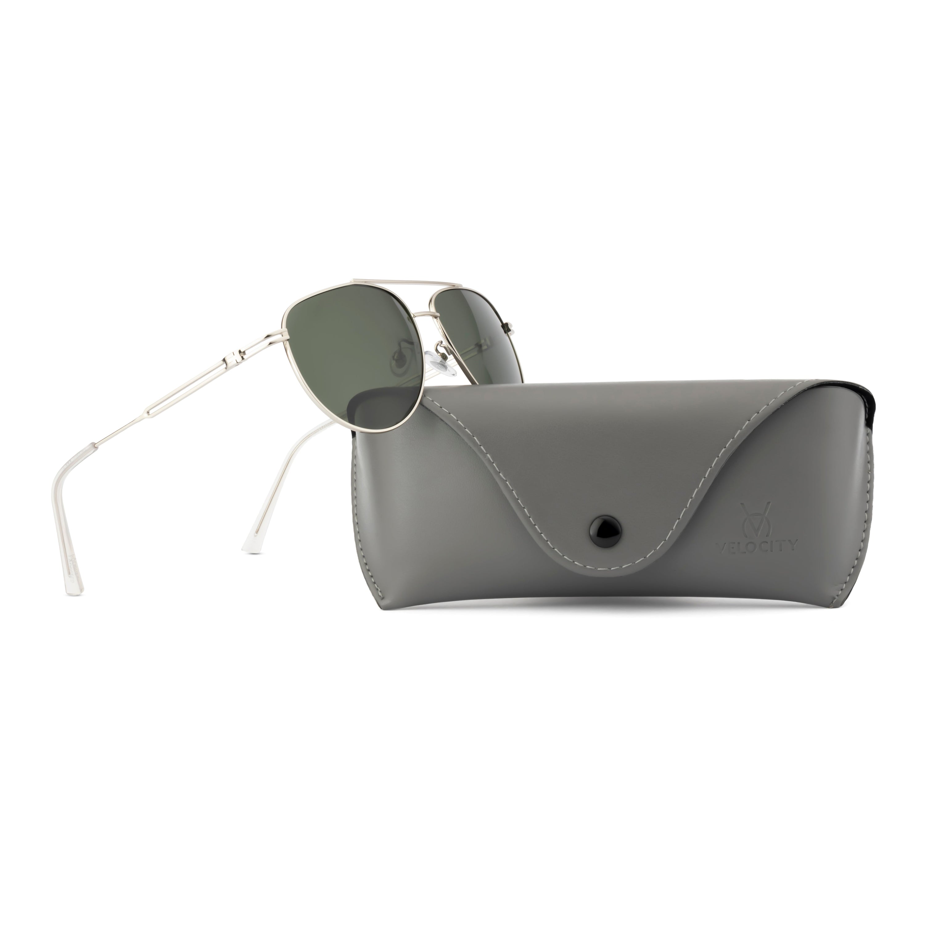 Velocity Polarized Sunglass Full Aviator Rim