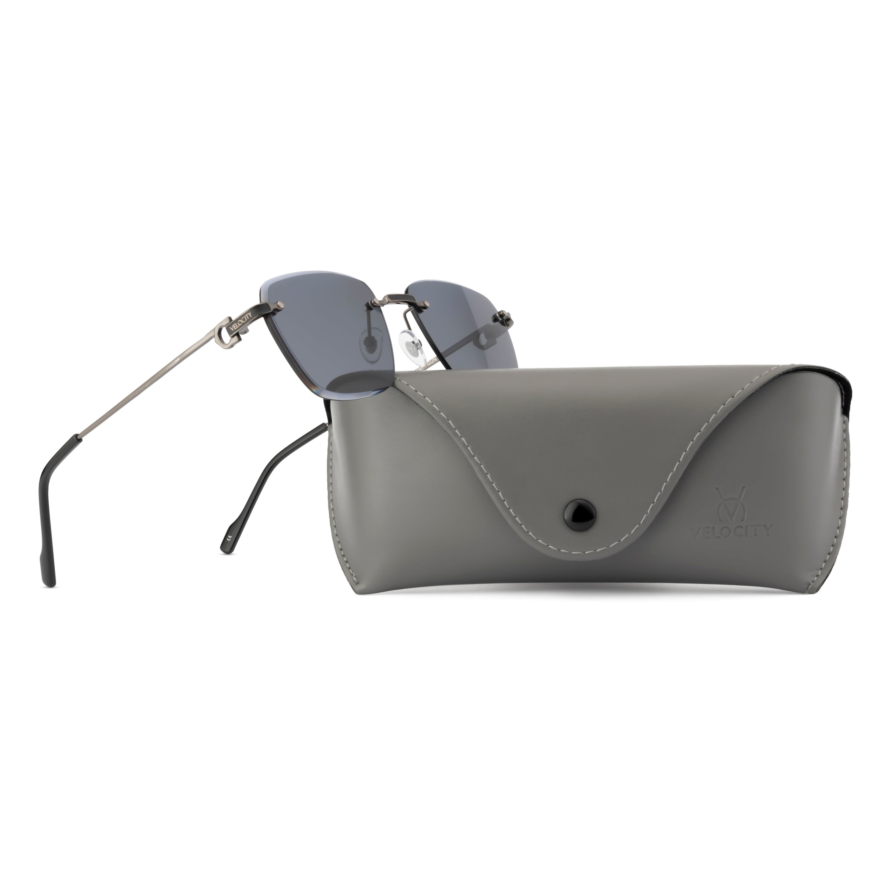 Velocity Polarized Sunglass Full Rectangle Rim