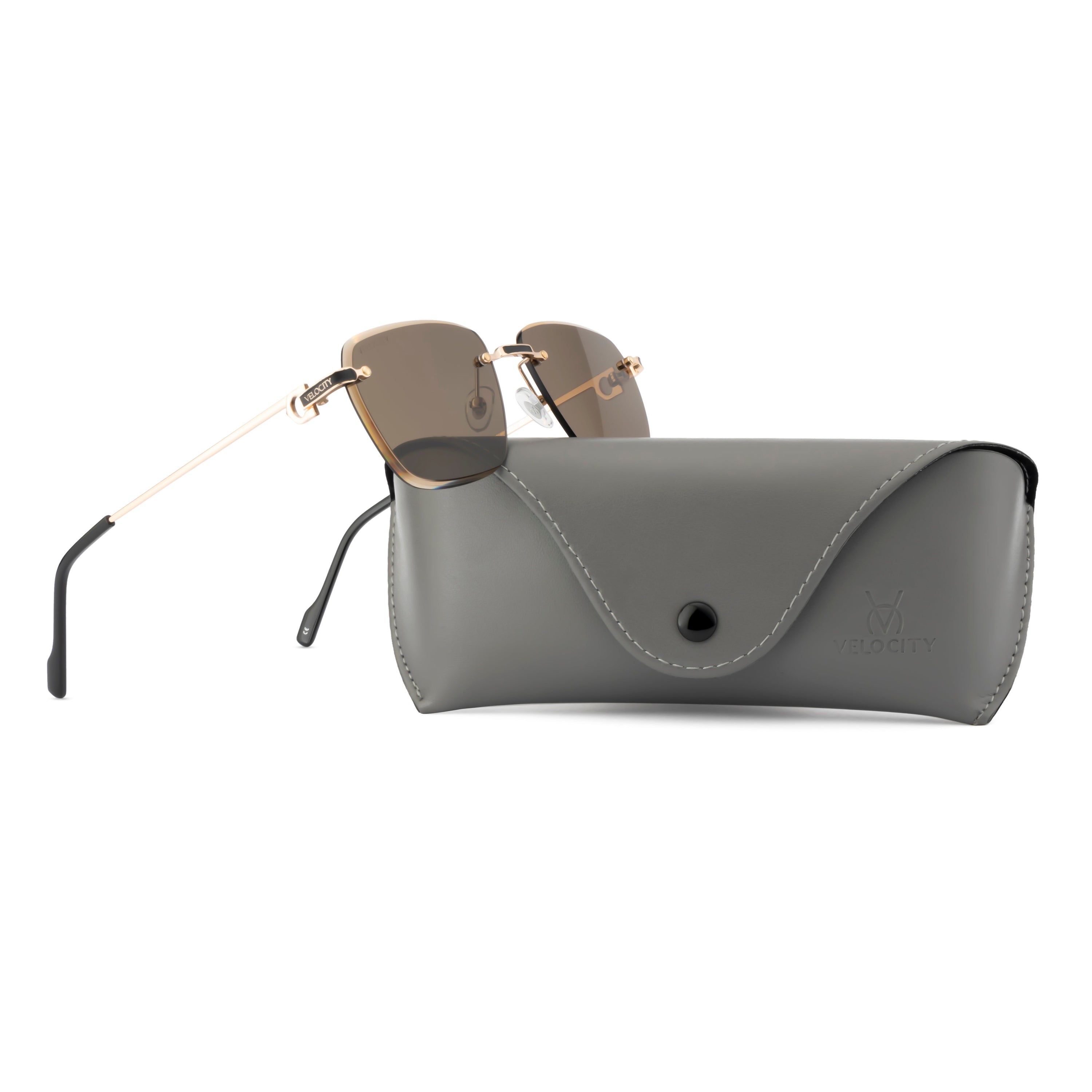 Velocity Polarized Sunglass Full Rectangle Rim