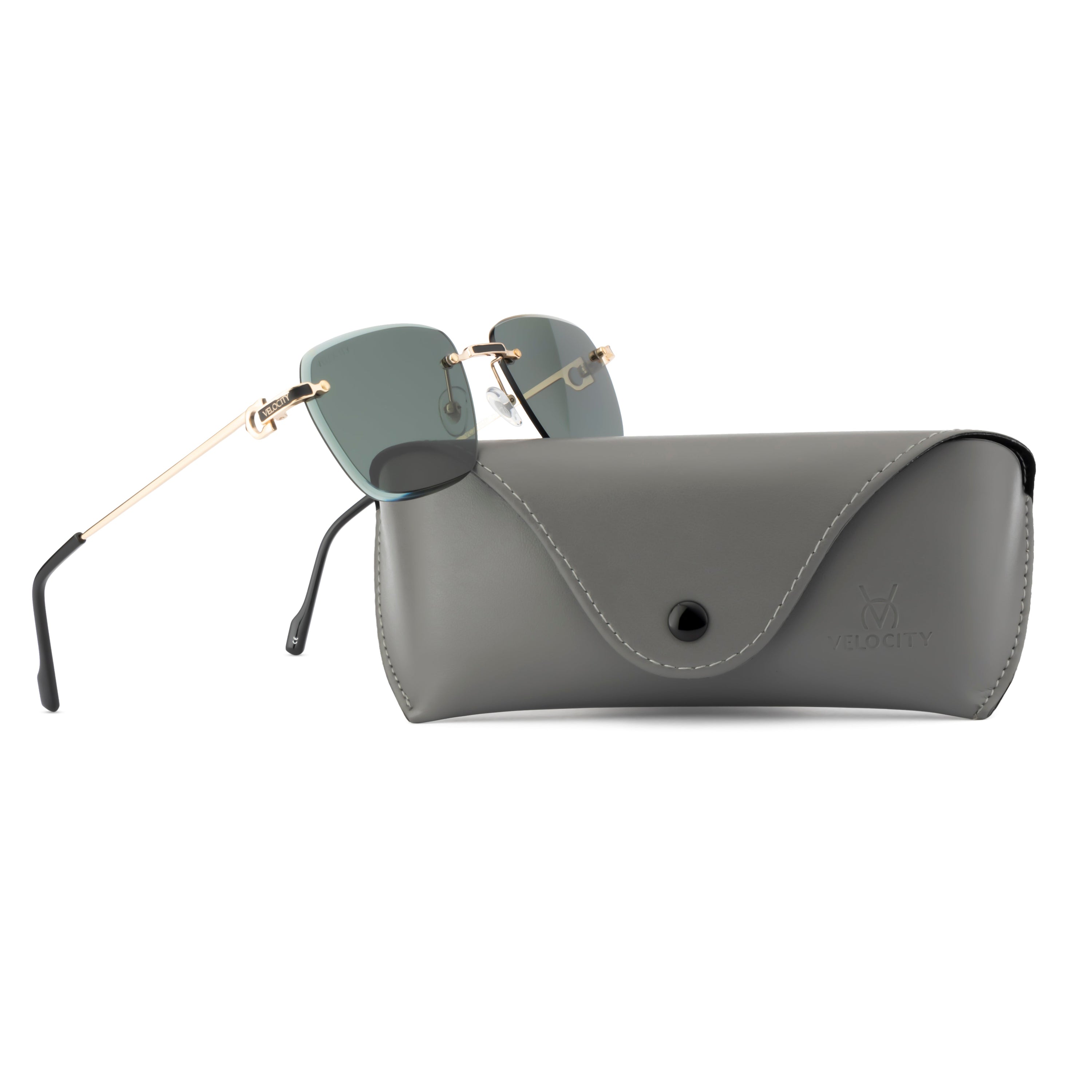 Velocity Polarized Sunglass Full Rectangle Rim