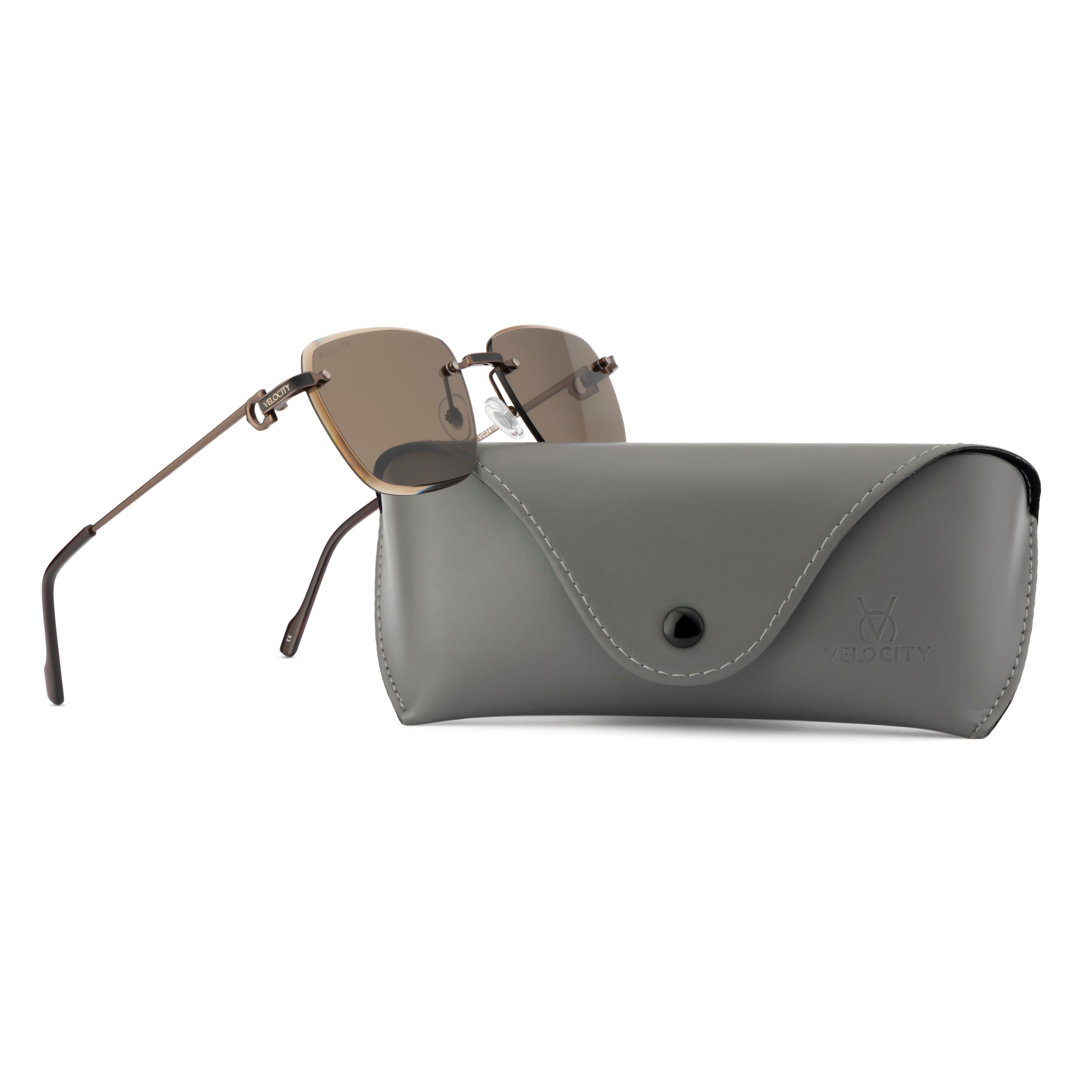 Velocity Polarized Sunglass Full Rectangle Rim
