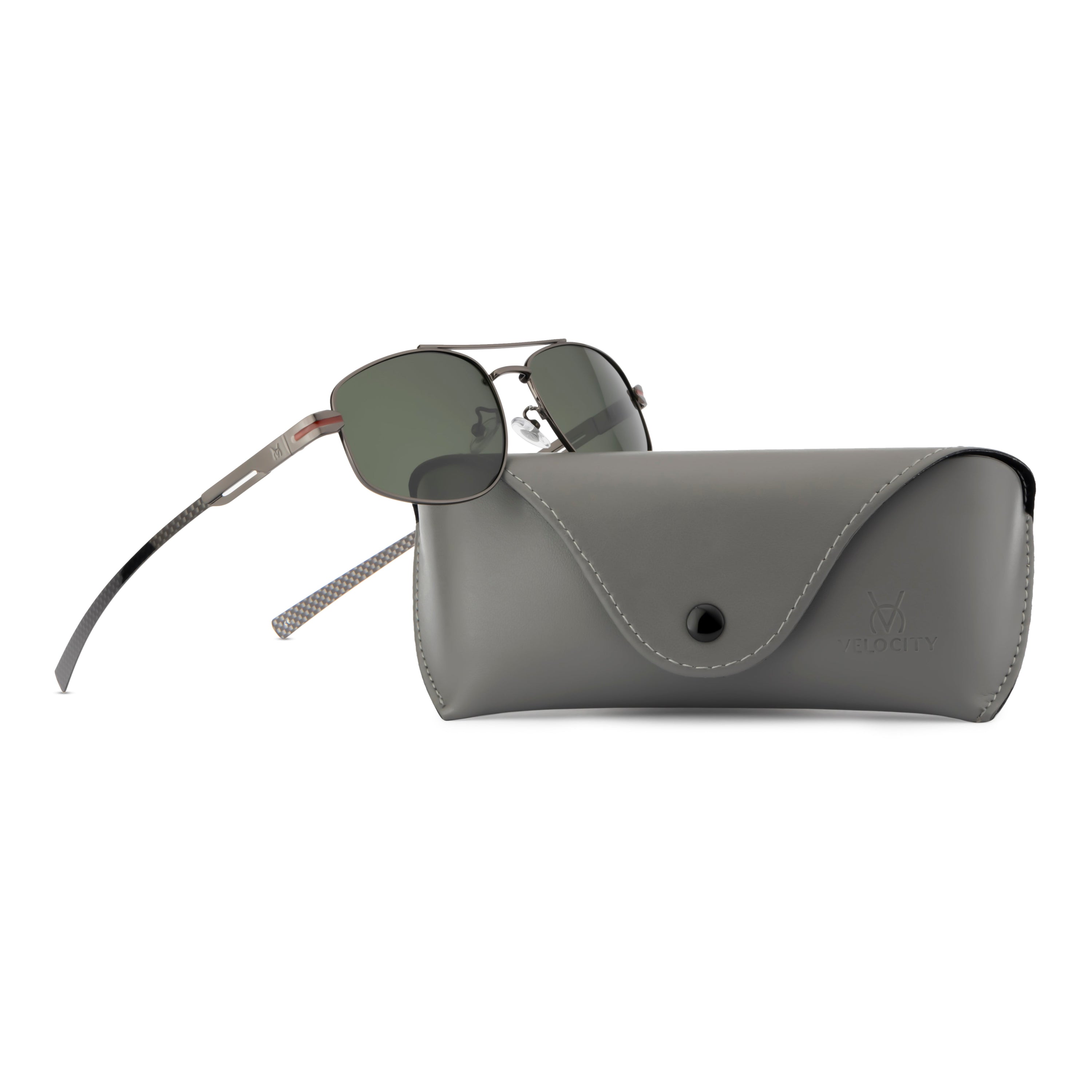 Velocity Polarized Sunglass Full Rectangle Rim