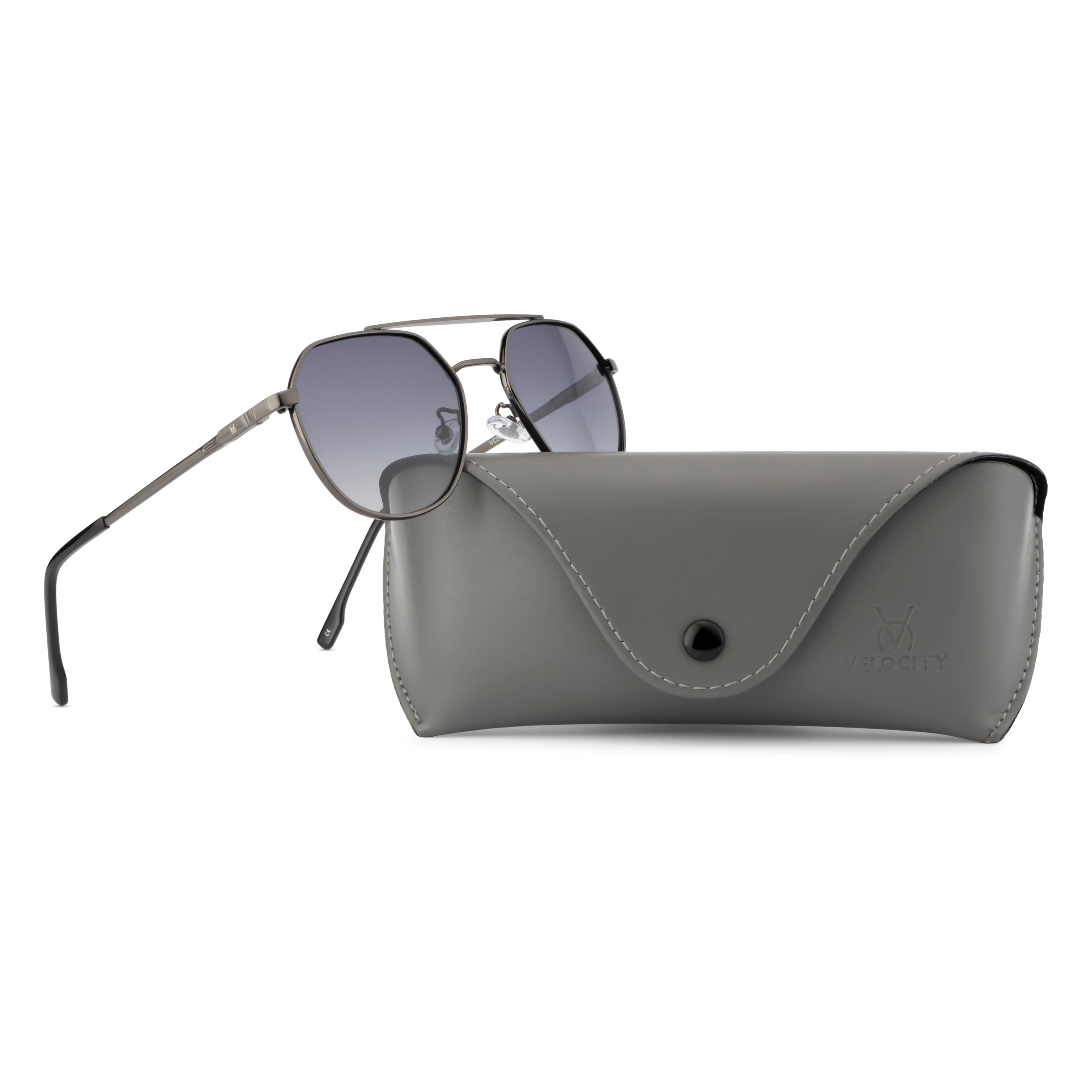 Velocity Polarized Sunglass Full Round Rim
