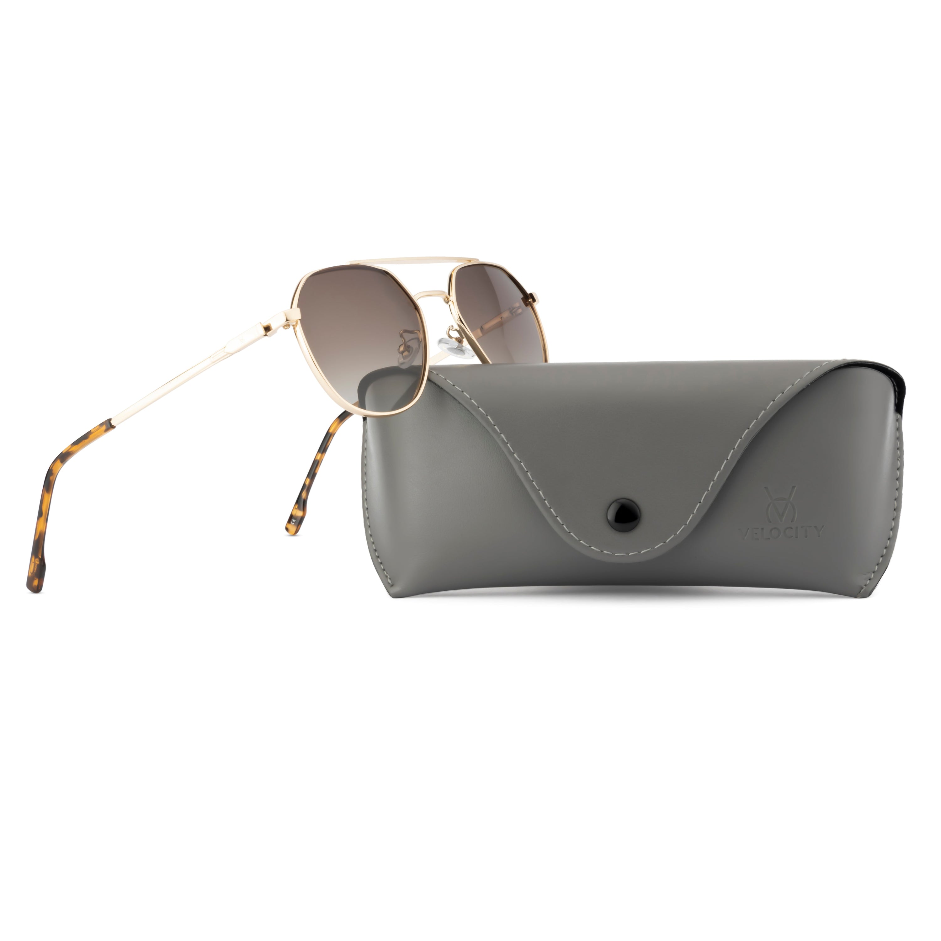 Velocity Polarized Sunglass Full Round Rim