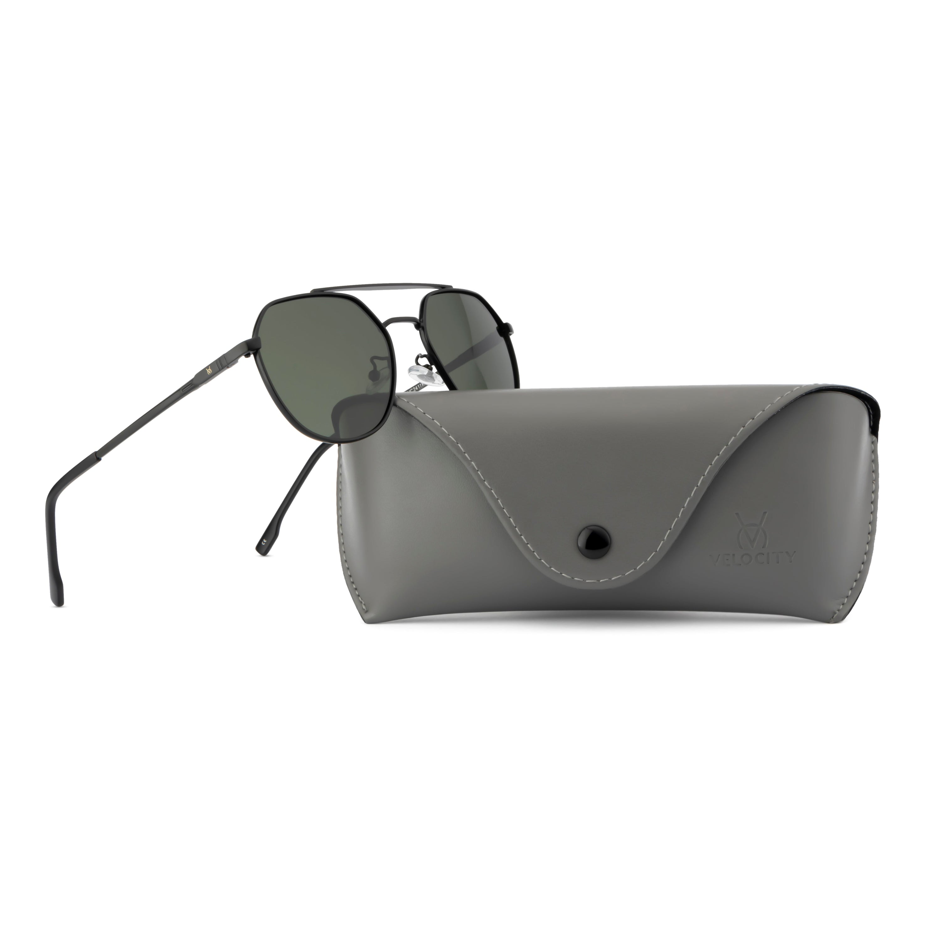 Velocity Polarized Sunglass Full Round Rim