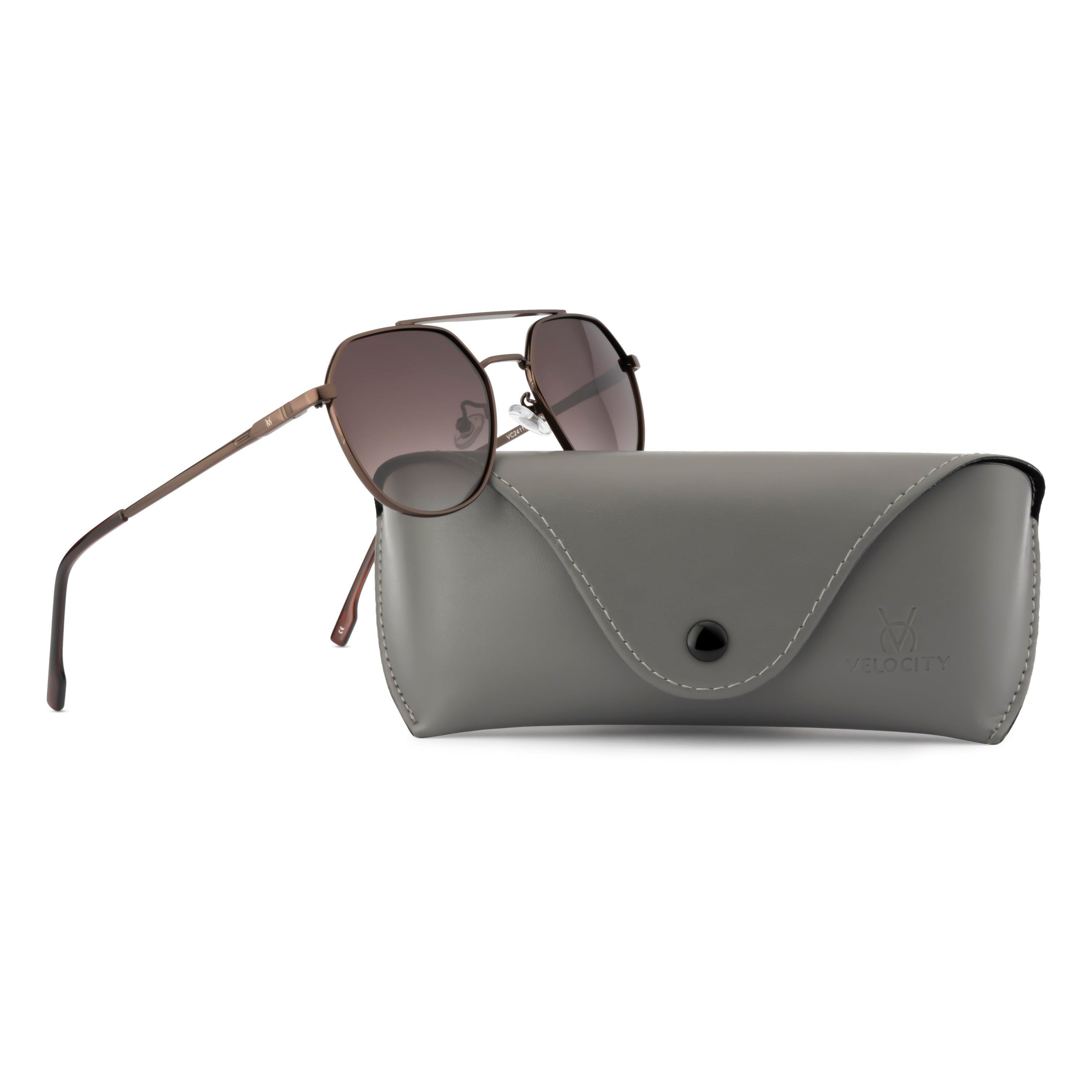 Velocity Polarized Sunglass Full Round Rim