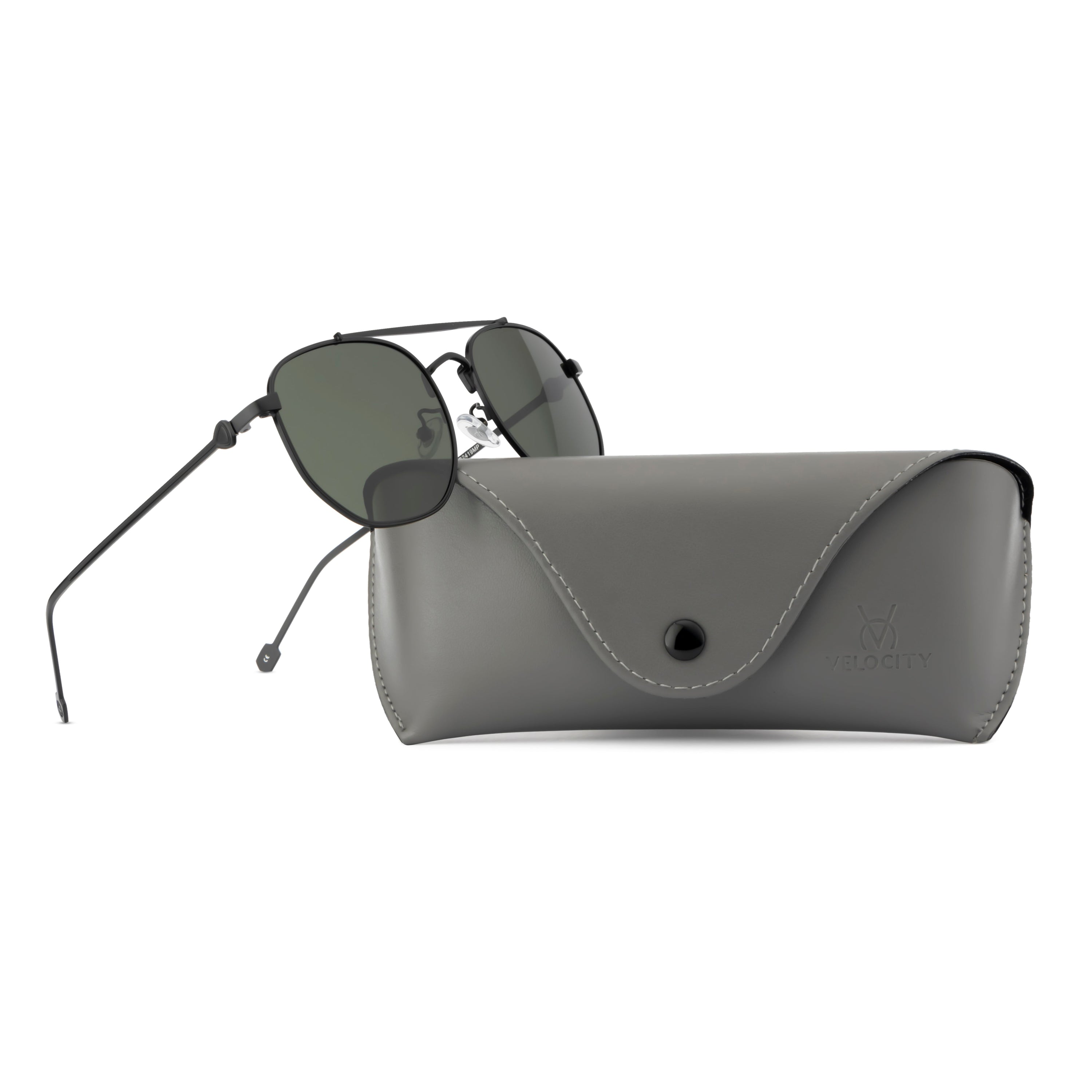 Velocity Polarized Sunglass Full Round Rim