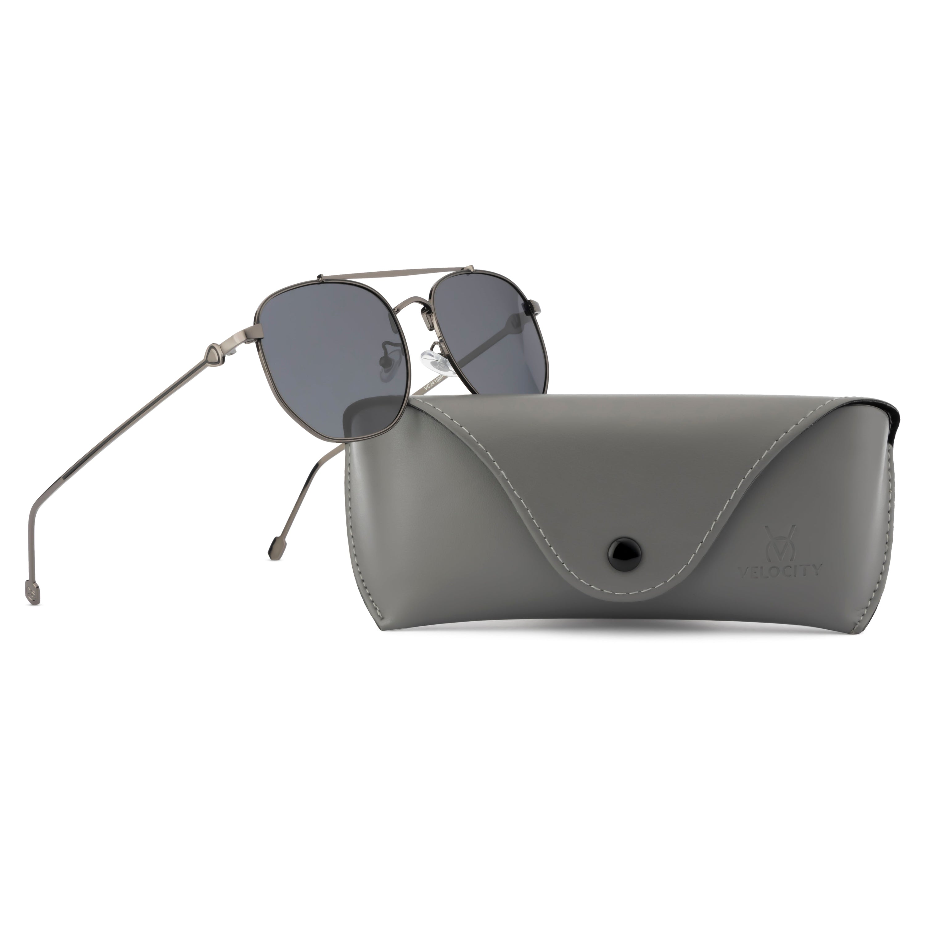 Velocity Polarized Sunglass Full Round Rim