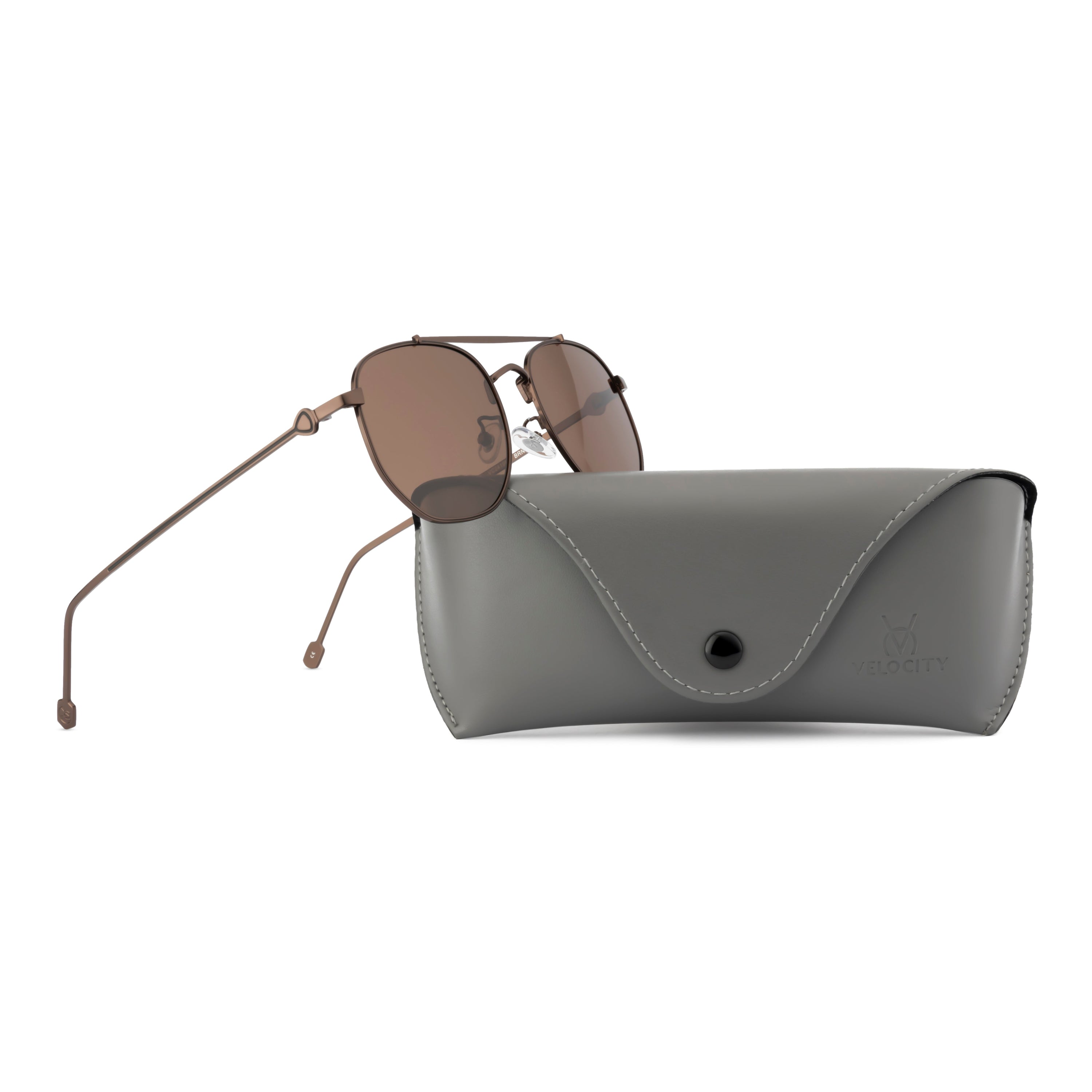 Velocity Polarized Sunglass Full Round Rim