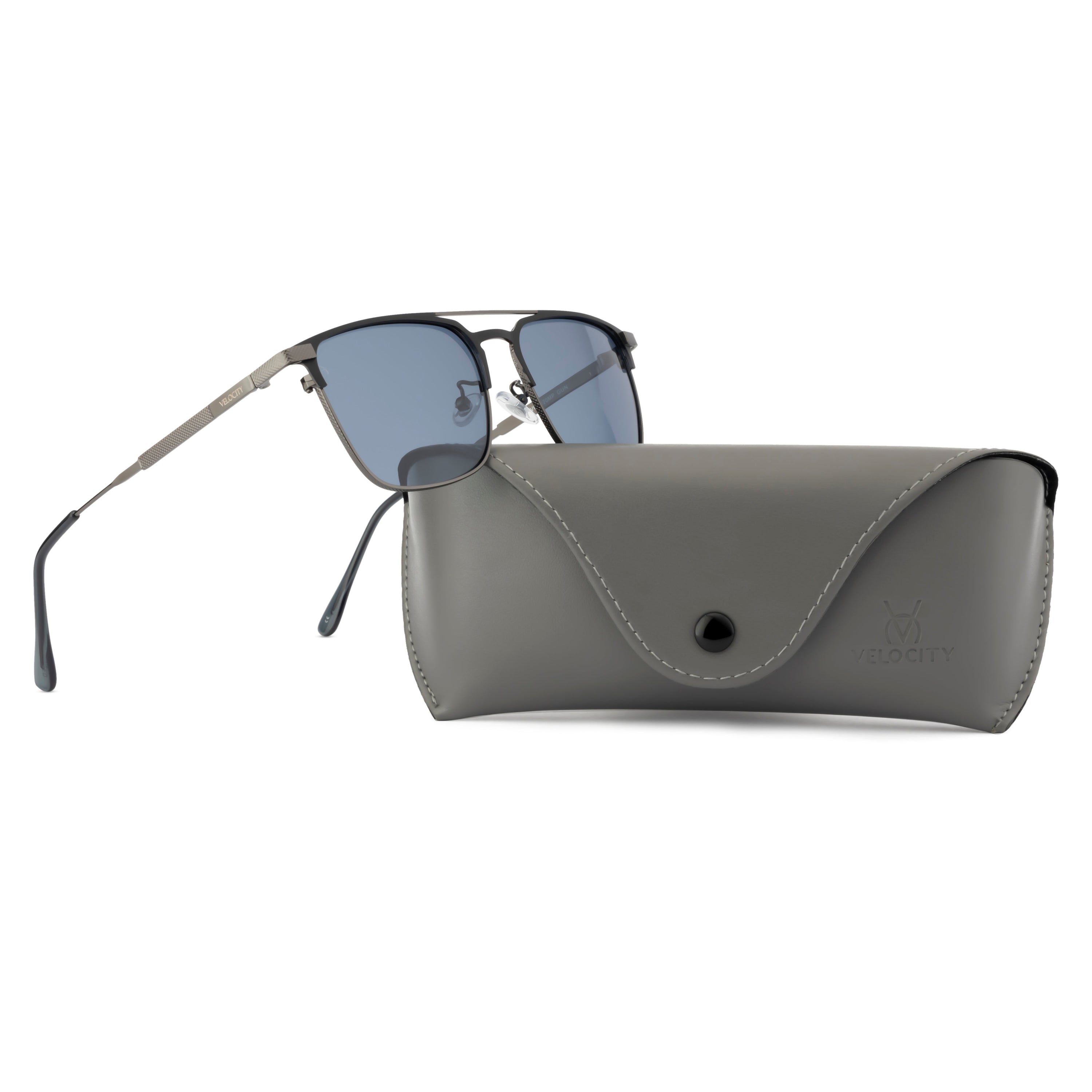 Velocity Polarized Sunglass Full Rectangle Rim